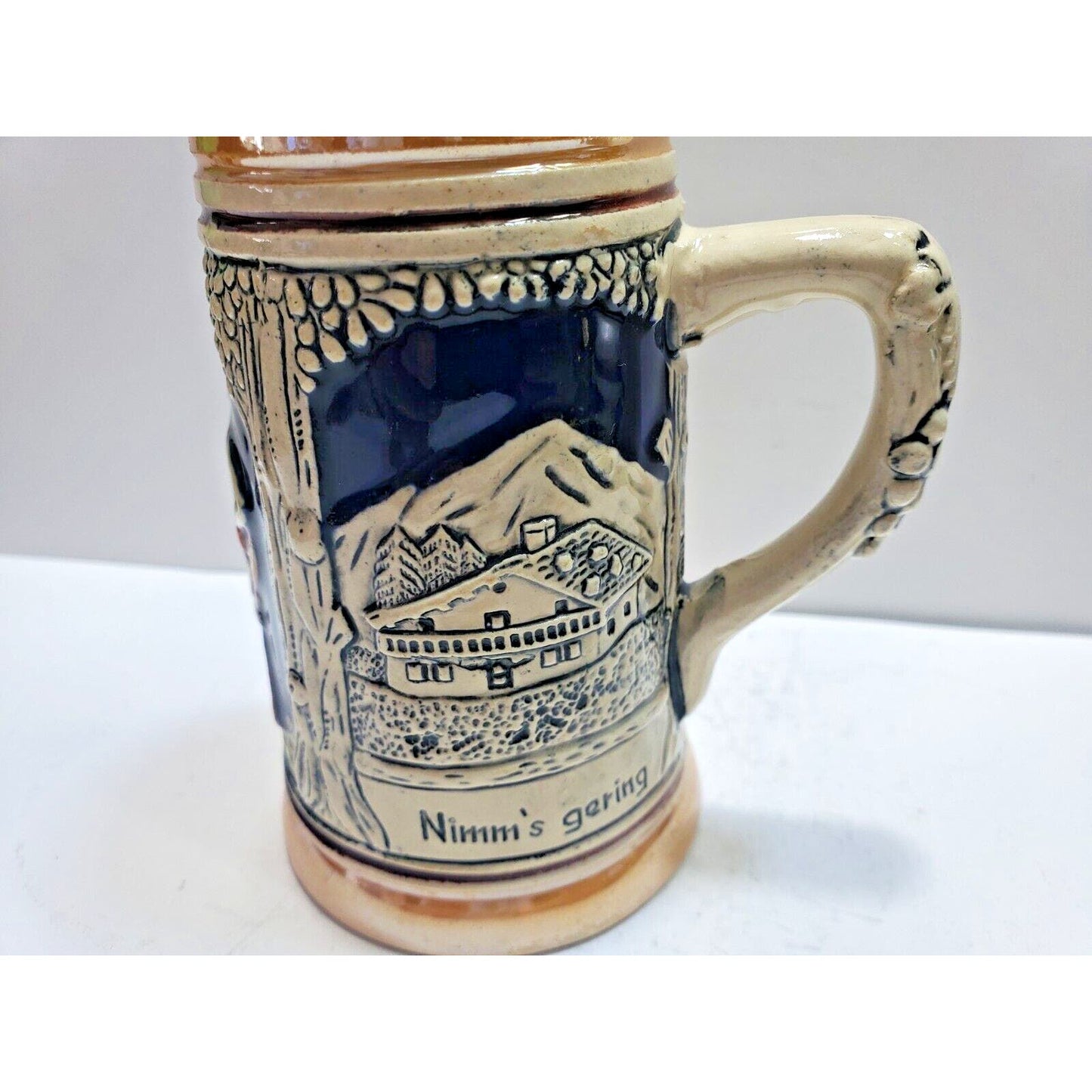 Working Vintage German Beer Stein Table Lighter 6588/40