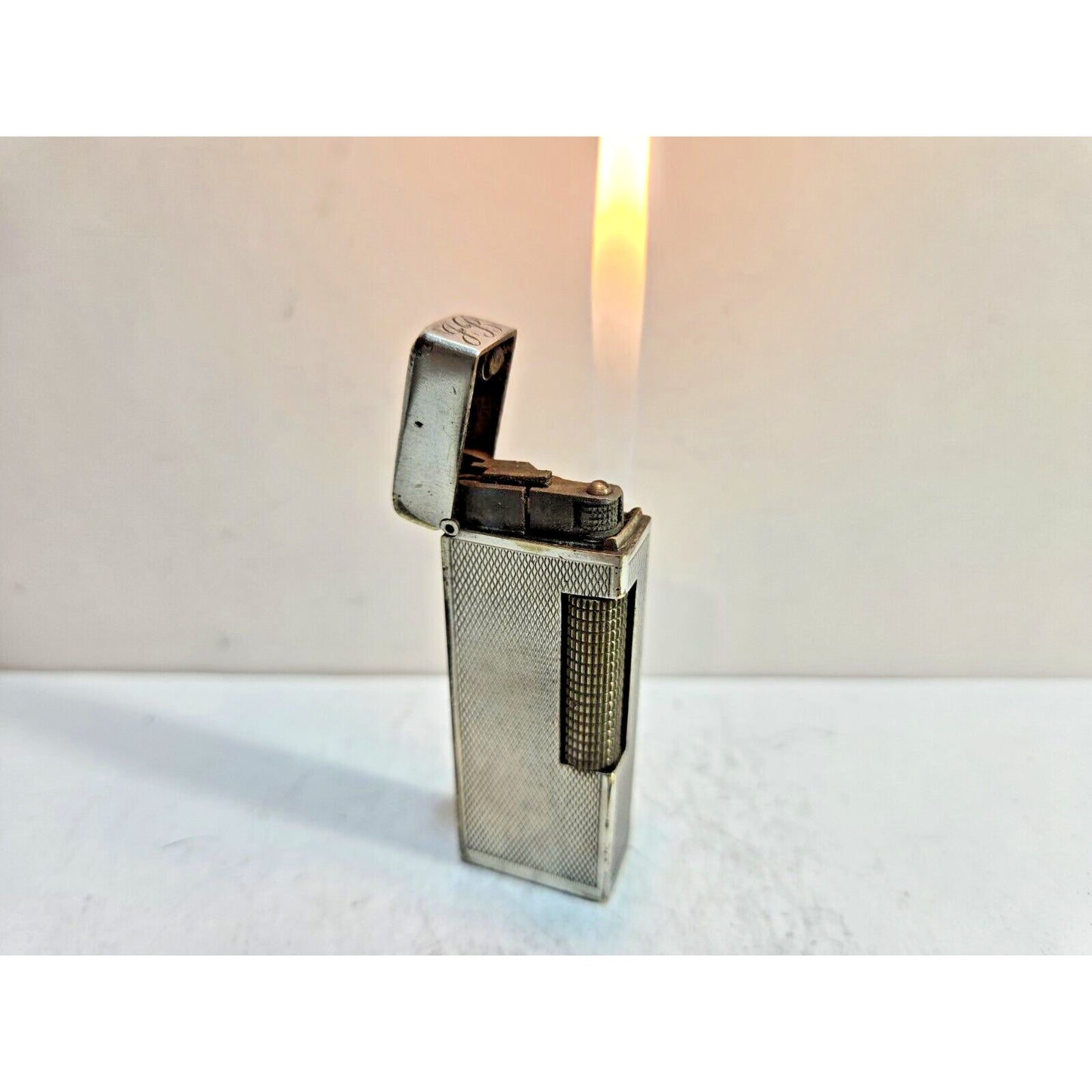 Working Vintage DUNHILL Rollagas Lighter Gold Tone SWISS MADE, 6804/37