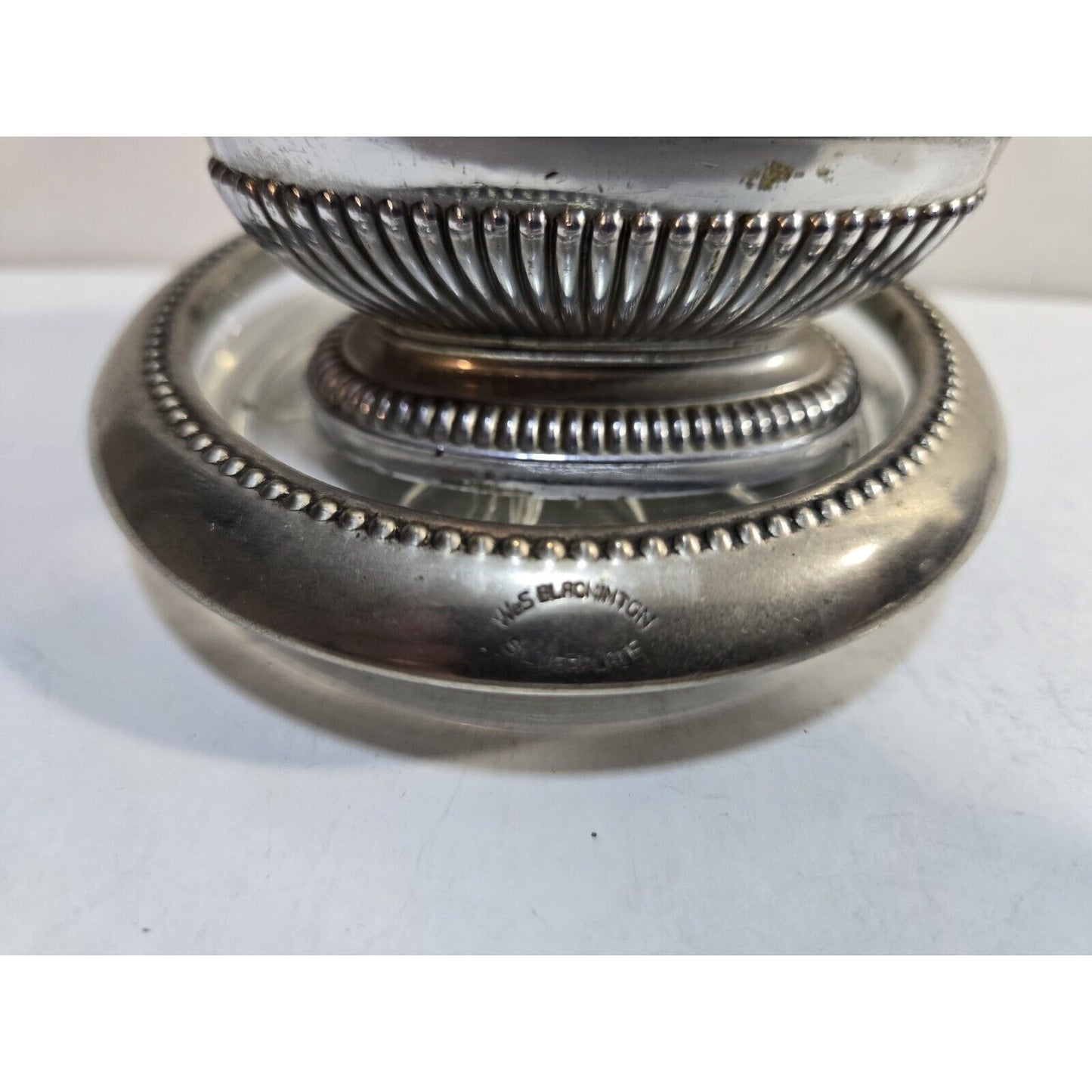 Working Vintage Japanese Omsco Lite Automatic Table Lighter & Ashtray 7615/22