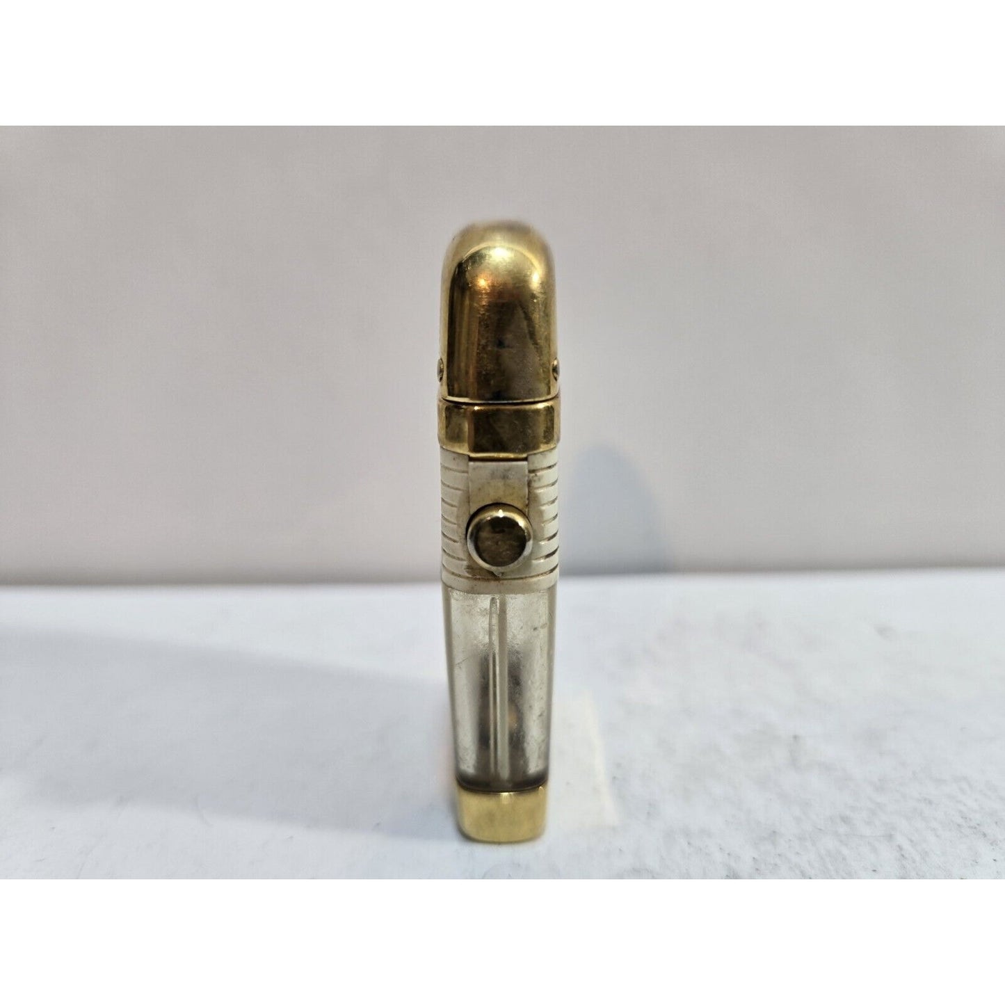 Working Vintage Scripto Vu INFINITY SWIRL Lighter 7025/29