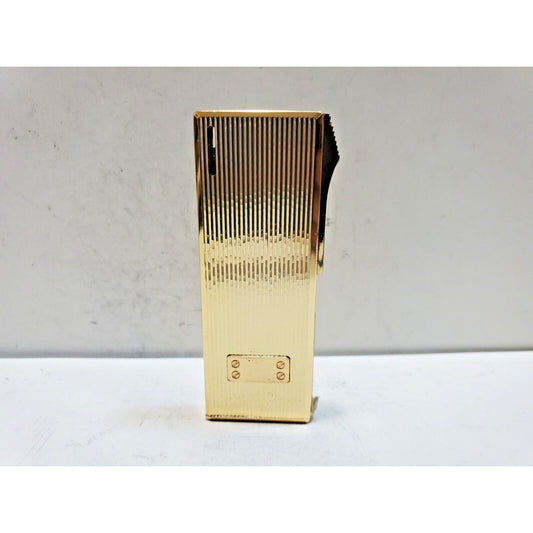 NOS Working Vintage BATTAT Gold Tone Lighter 6417/34