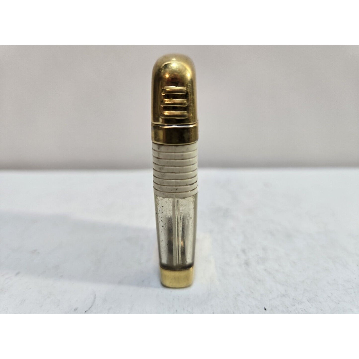 Working Vintage Scripto Vu INFINITY SWIRL Lighter 7025/29