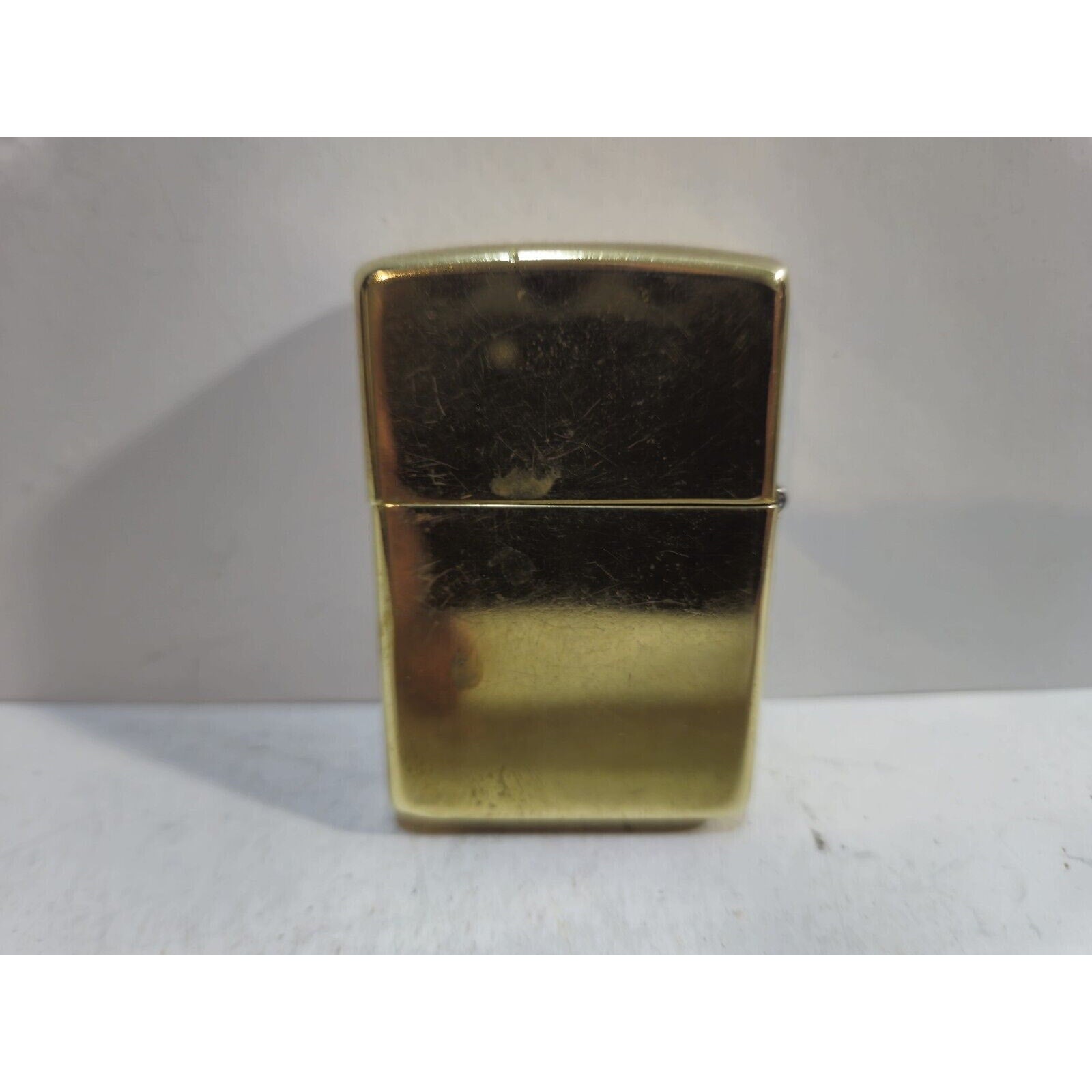 Vintage Working Indian Chief Tomahawk Emblem Brass Zippo