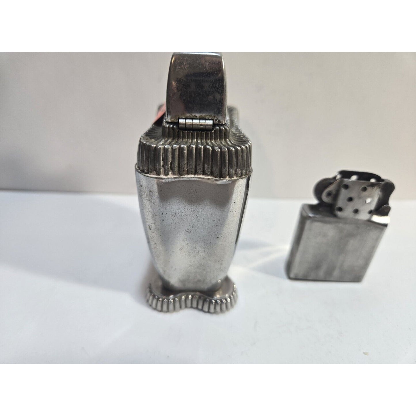 Working VINTAGE ZIPPO LADY BRADFORD Table Lighter Zippo Rebuild 6884/13