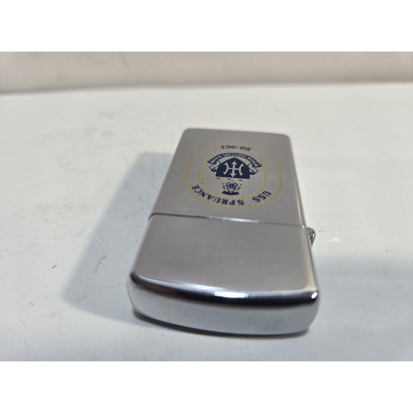 Vintage Zippo US Navy Lighter DD-963 USS Spruance Class Destroyer 6866/33