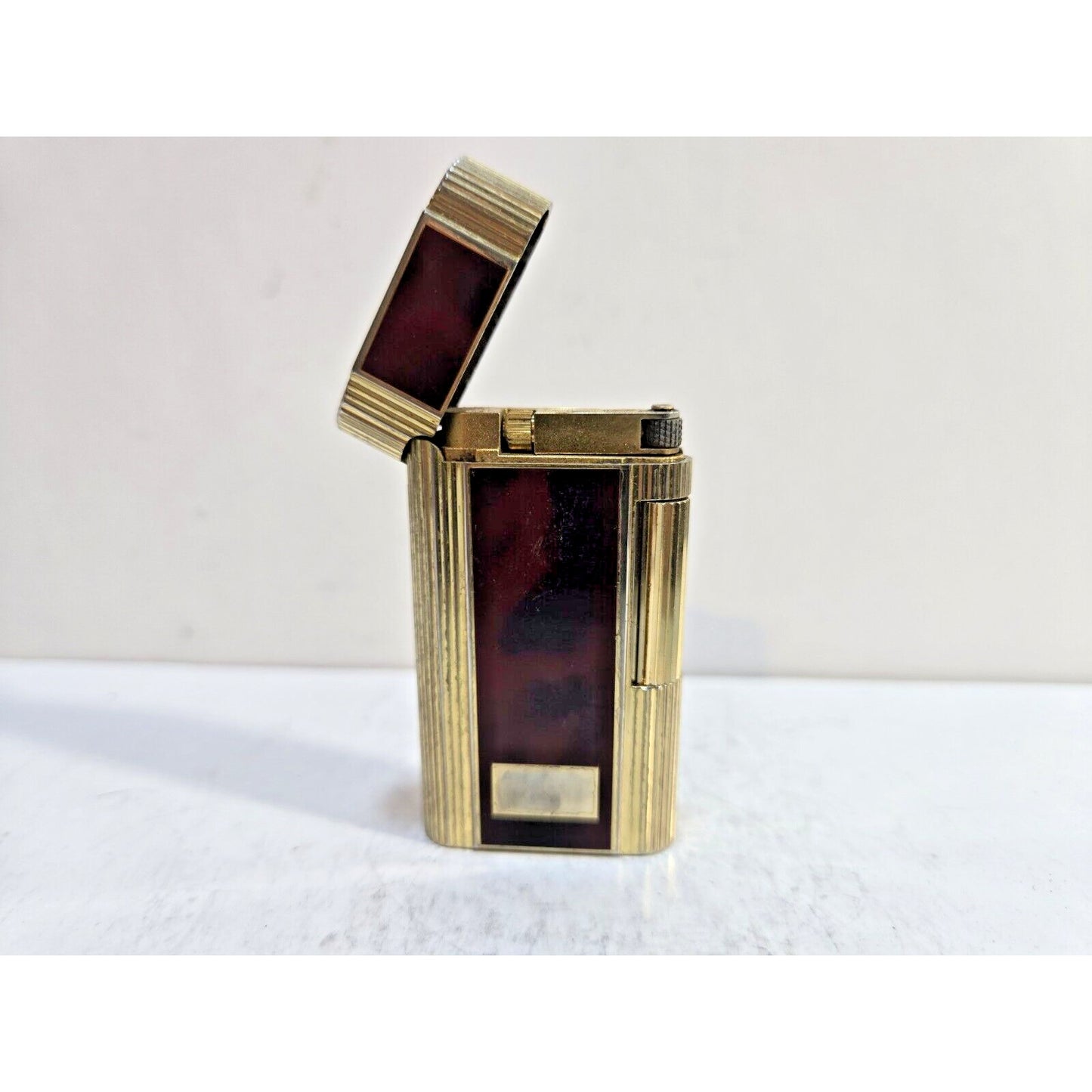 Vintage Zippo Contempo Enamel & Gold Tone Butane Lighter 6812/33
