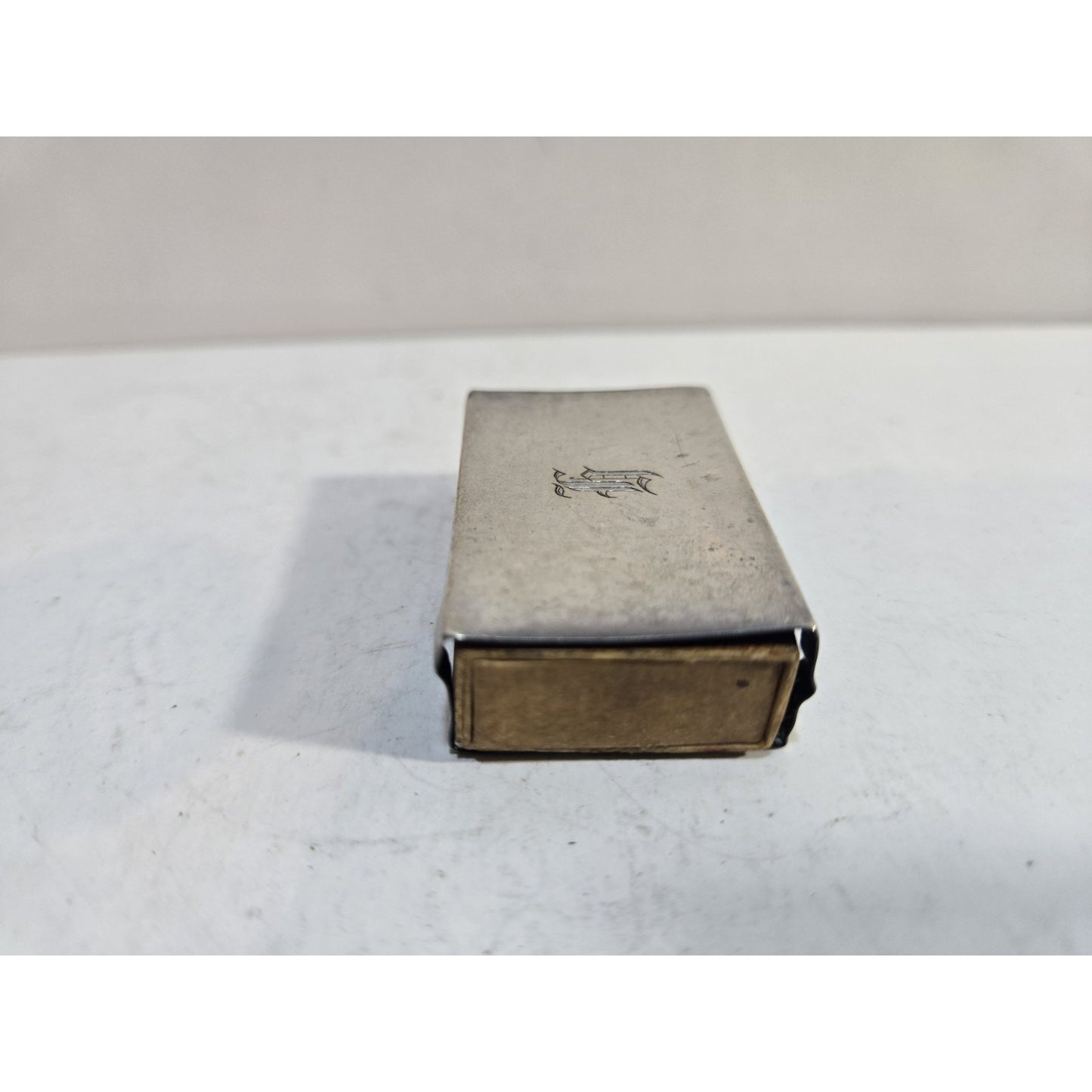 Lot 2 WEBSTER STERLING SILVER MATCHBOX MATCH BOX SAFE HOLDER CASE 7840/3