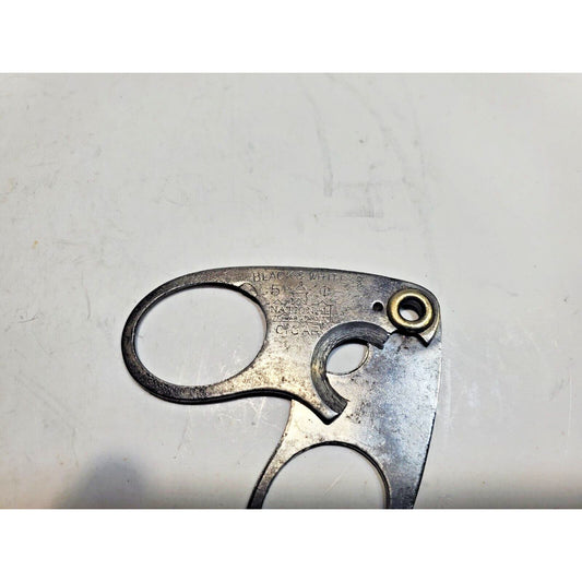 NATIONAL 5 cent CIGAR Black & White POCKET CIGAR CUTTER 6344/6