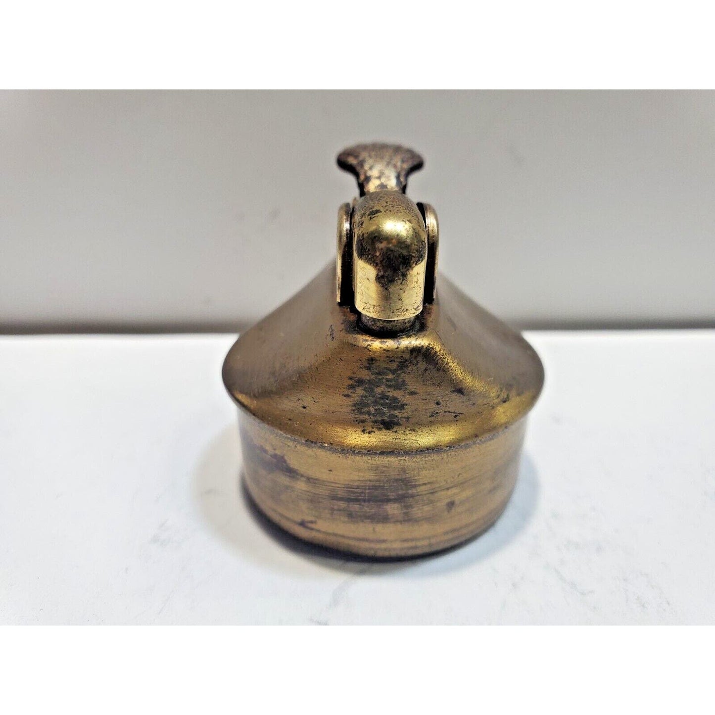 Vintage Working EVANS Brass Table Lighter INSERT Fits 1 1/2" Round Base 6681/22