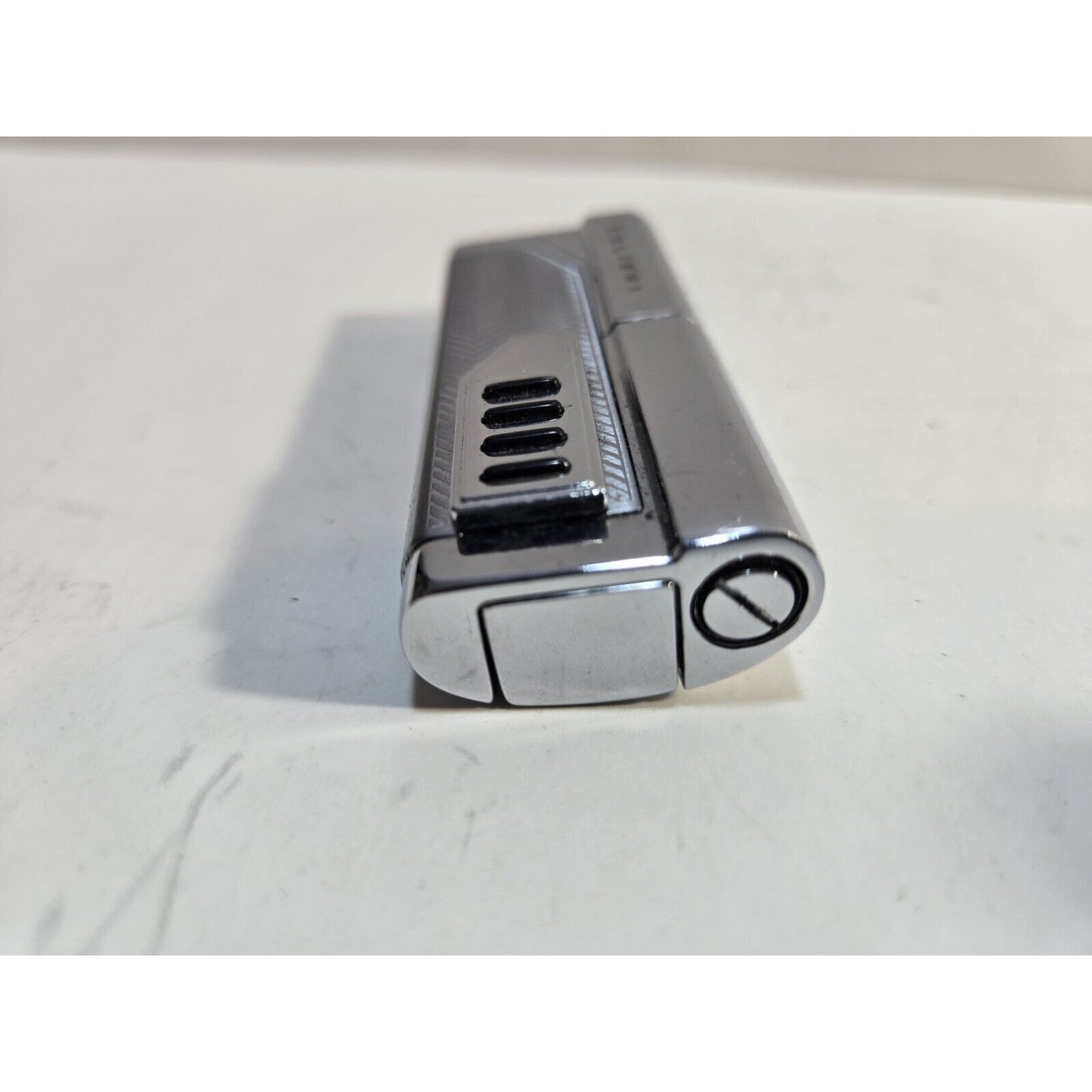 WORKING COLIBRI Torch Silver Tone Dual Cigar Puncher LIGHTER 6971/36