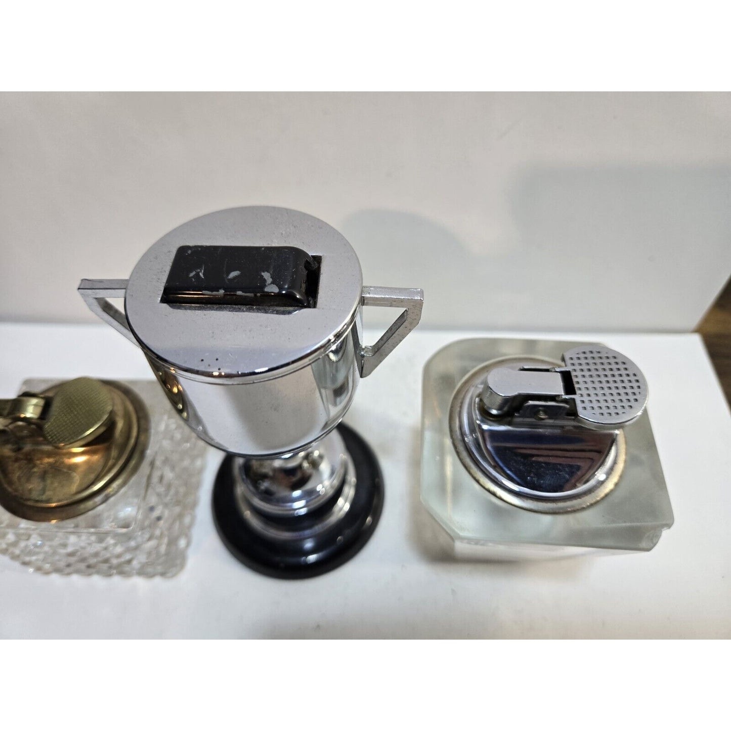 Lot Of 3 Vintage Table Lighters 7217/8