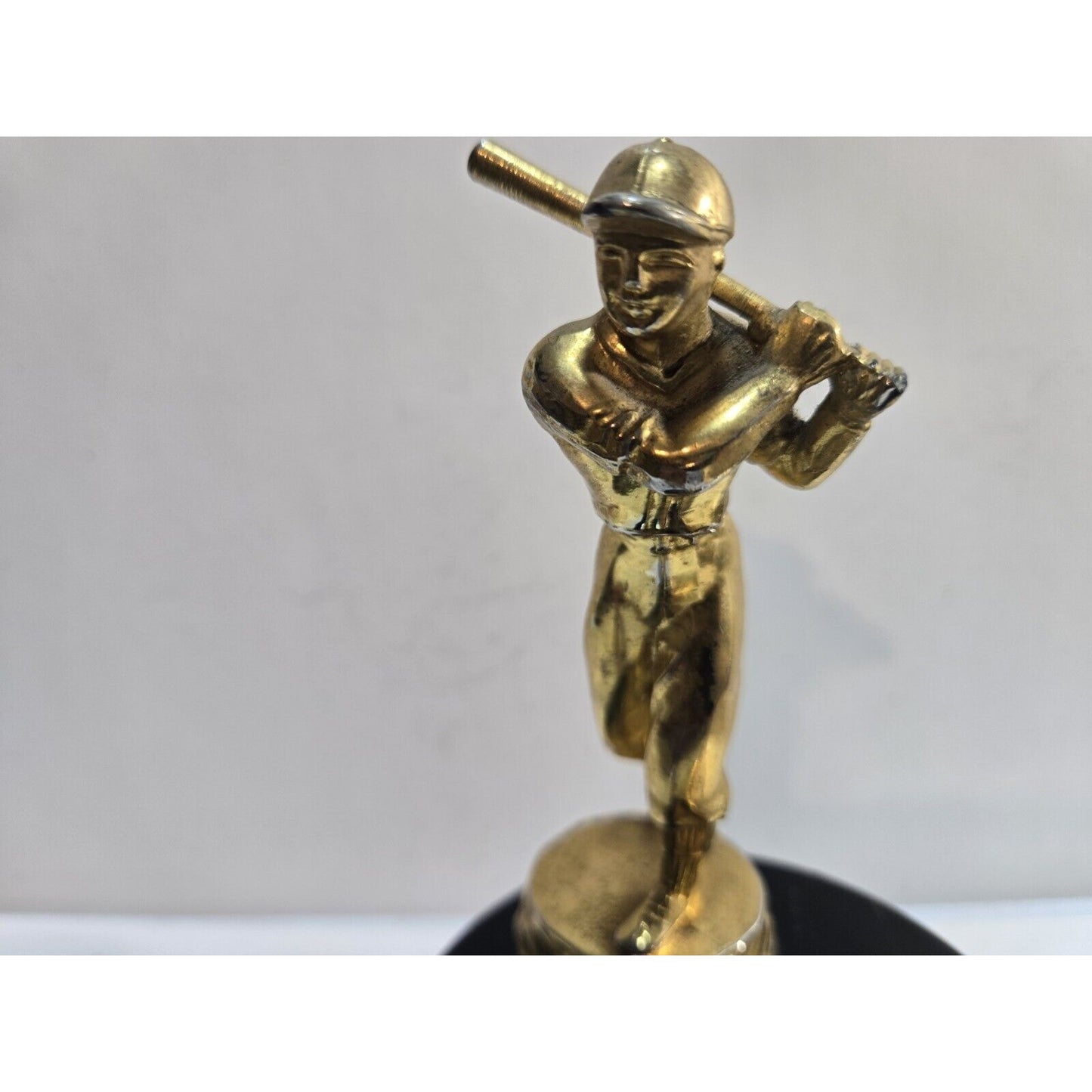 Working Vintage Evans Table Lighter Baseball Player Lighter 7675/13