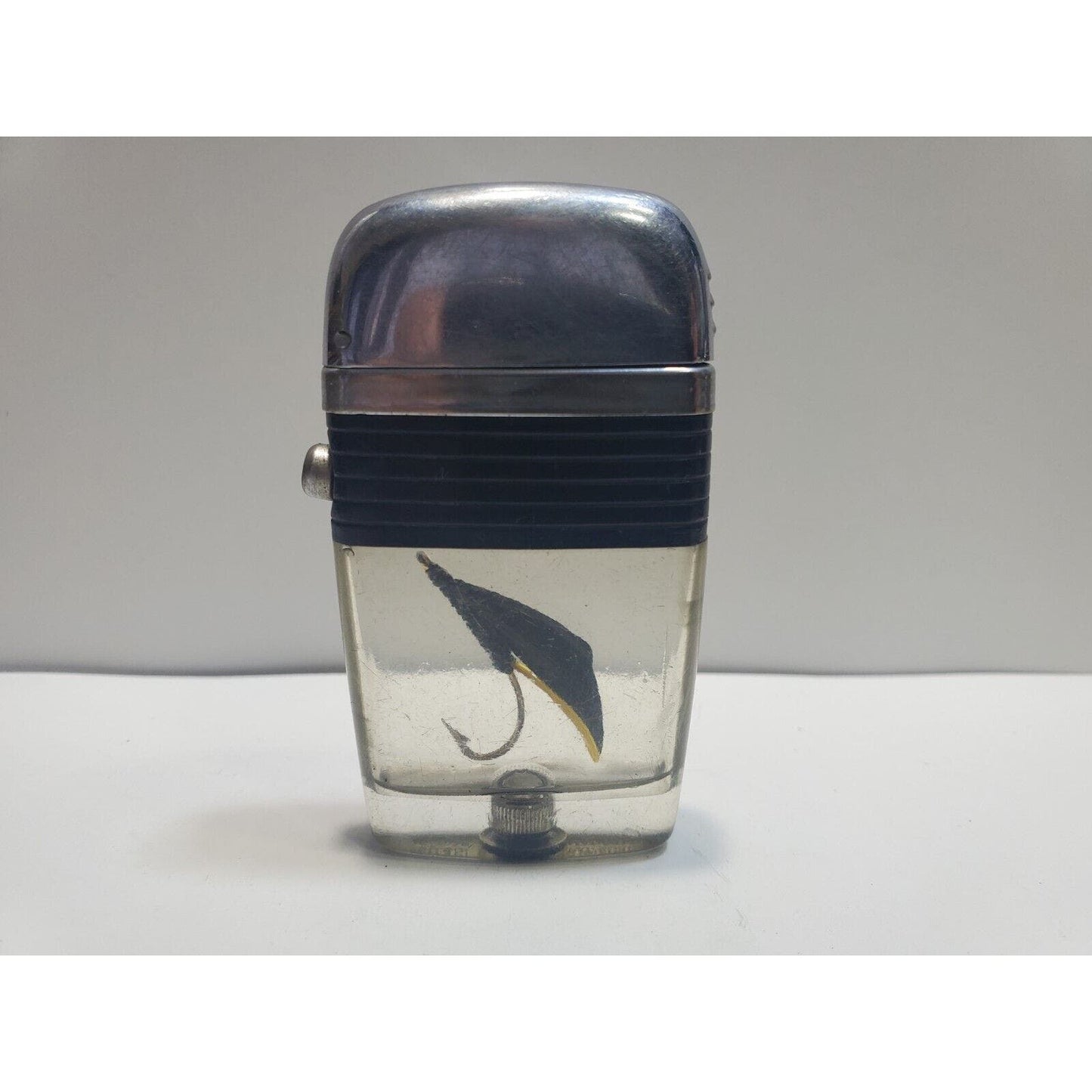 Working Vintage Scripto Vu Lighter Fly Fishing Hook Lure 6532/29