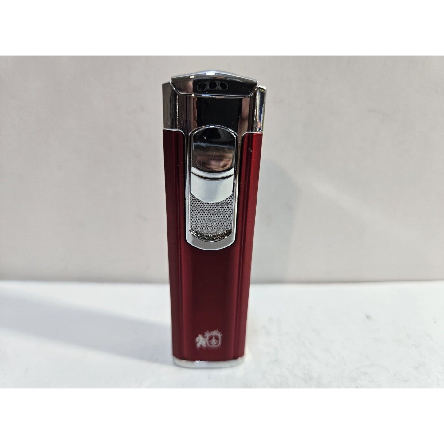 Working COLIBRI TORCH Red & Silver Tone LIGHTER 6924/36