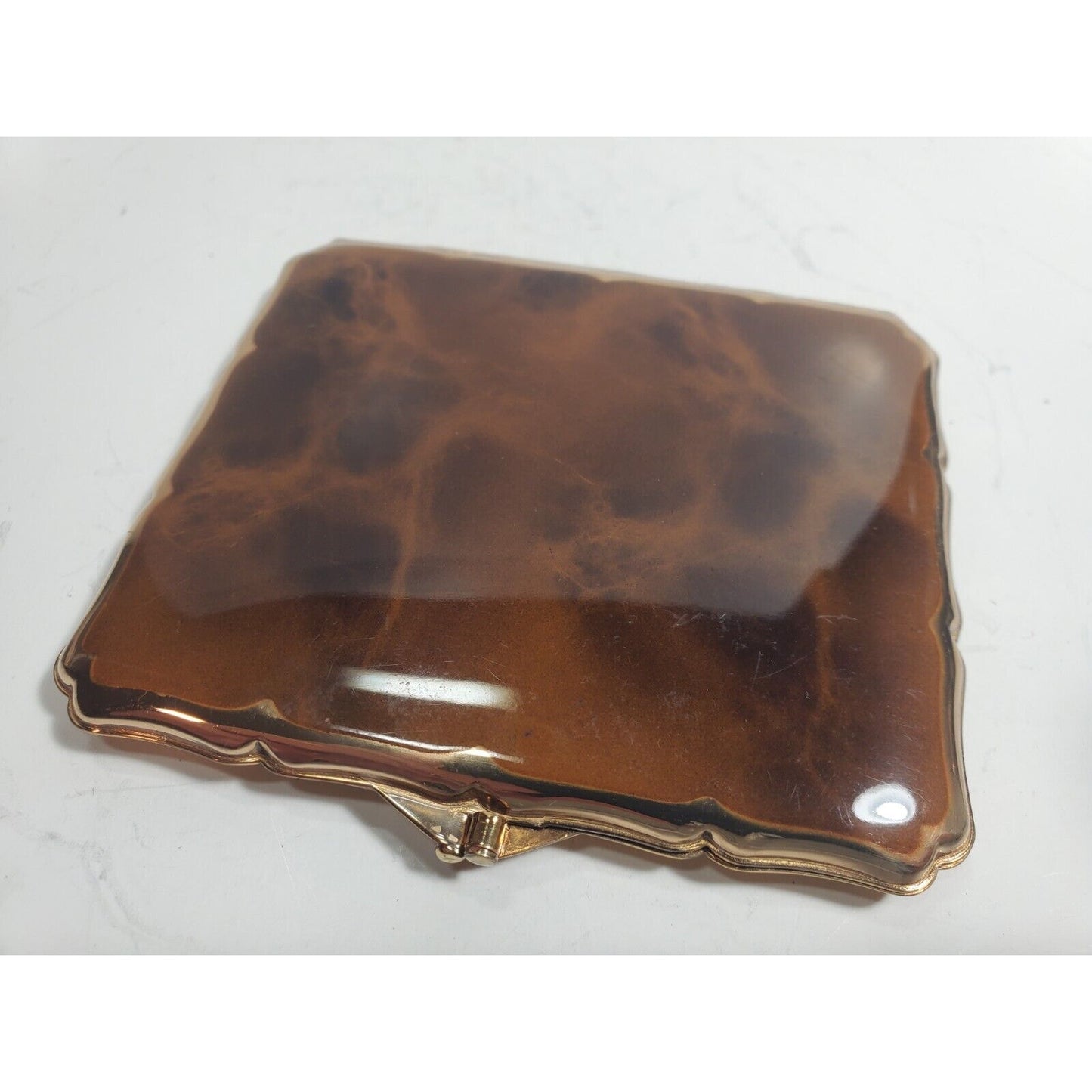 VINTAGE Working Stratton Enamel & Gold Cigarette Case England 5911/20