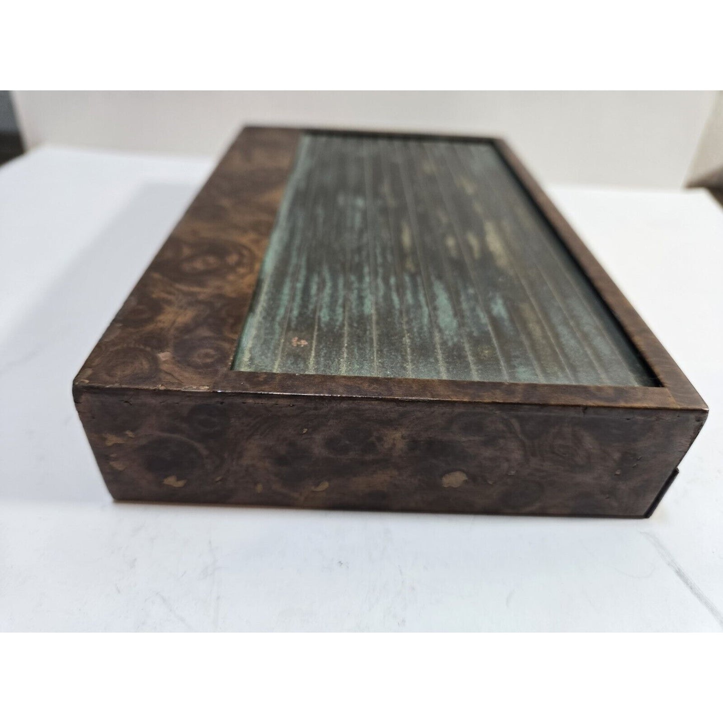 Vintage Ronson Art Deco Roll-top Cigarette Dispenser Box, Case