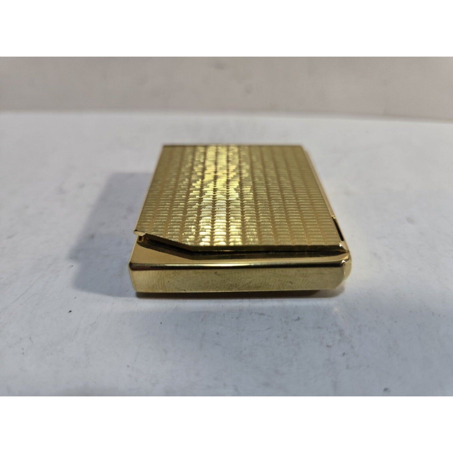 Working MARUMAN HALLEY, DL-6 Lighter, 22k Gold Plate, Vintage 7671/34