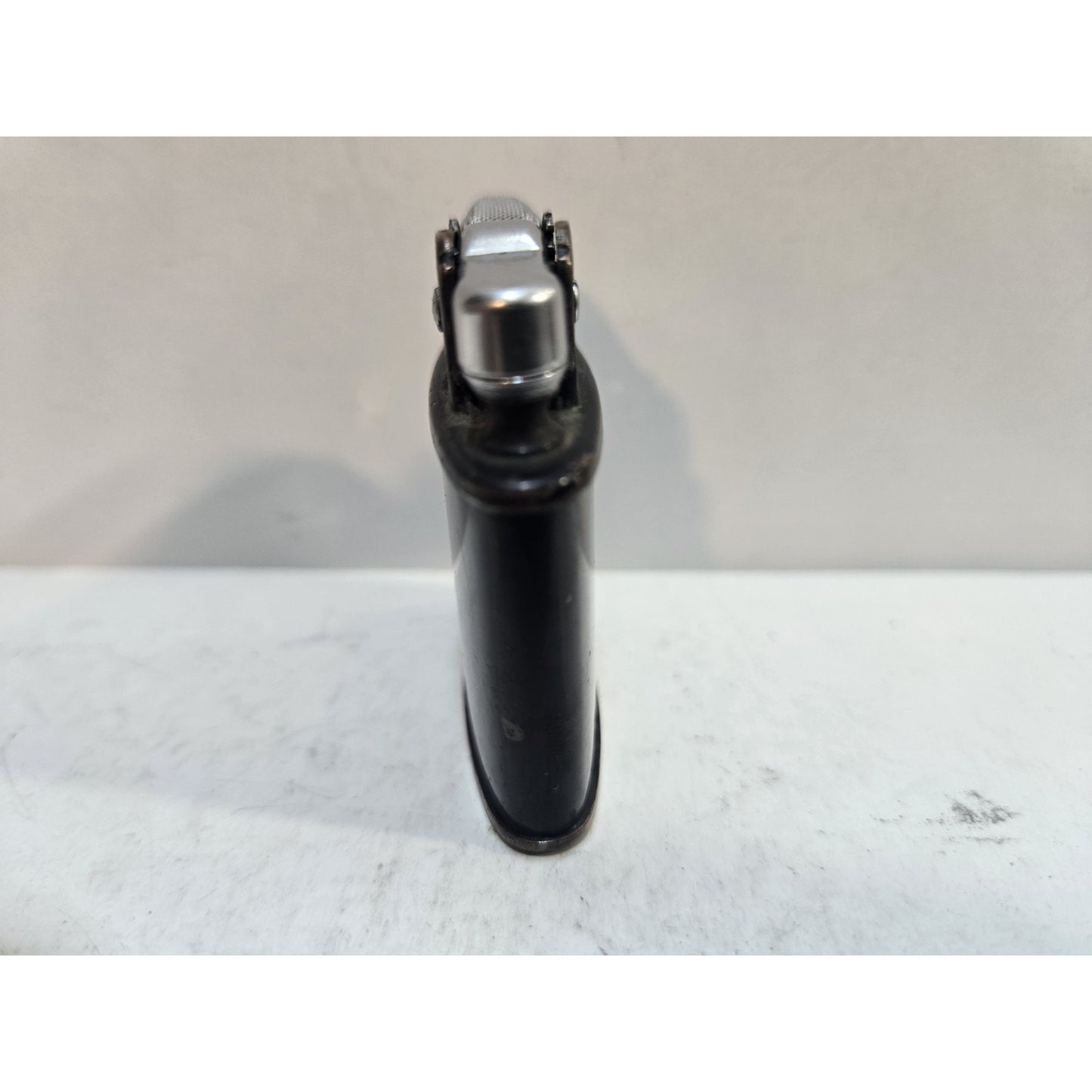 RARE! WWII VINTAGE WORKING BLACK RONSON STANDARD MILITARY LIGHTER, WARTIME 6079