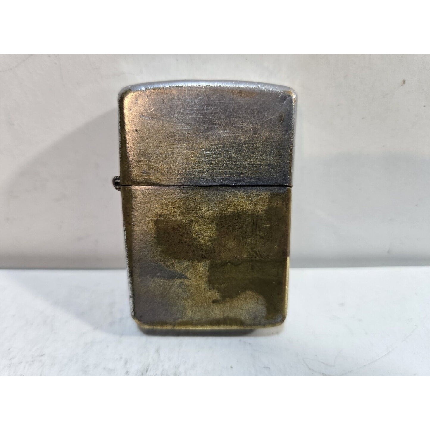 Vintage Zippo Lighter Pat # 2032695 3 Barrel Hinge 7645/33