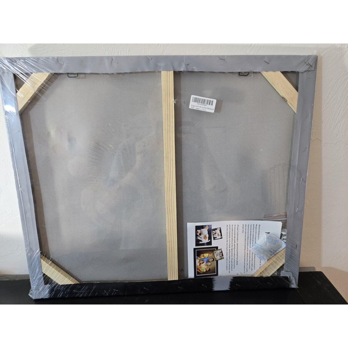 Monkey Art Oil Painting on Canvas Hand Painted 24 X 20" NOS