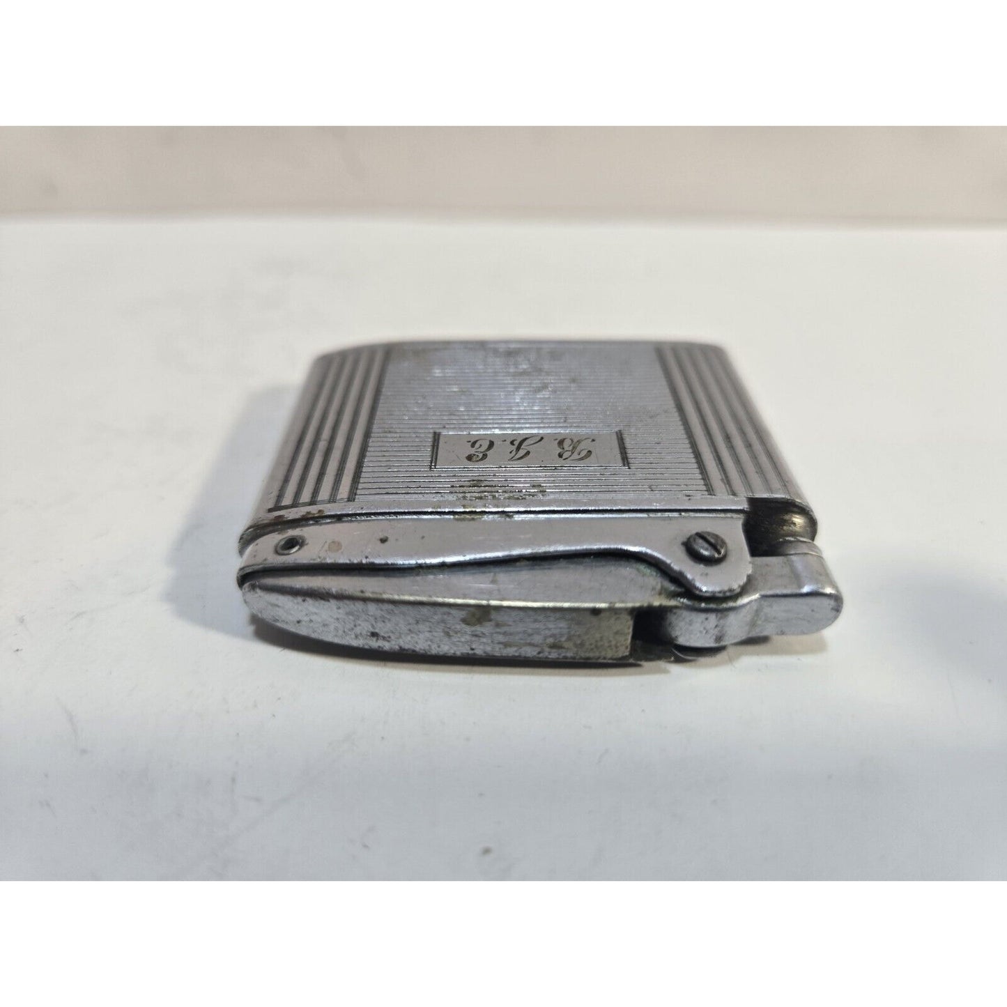 Vintage Working Ronson ADONIS Silver Tone Lighter 6870/26