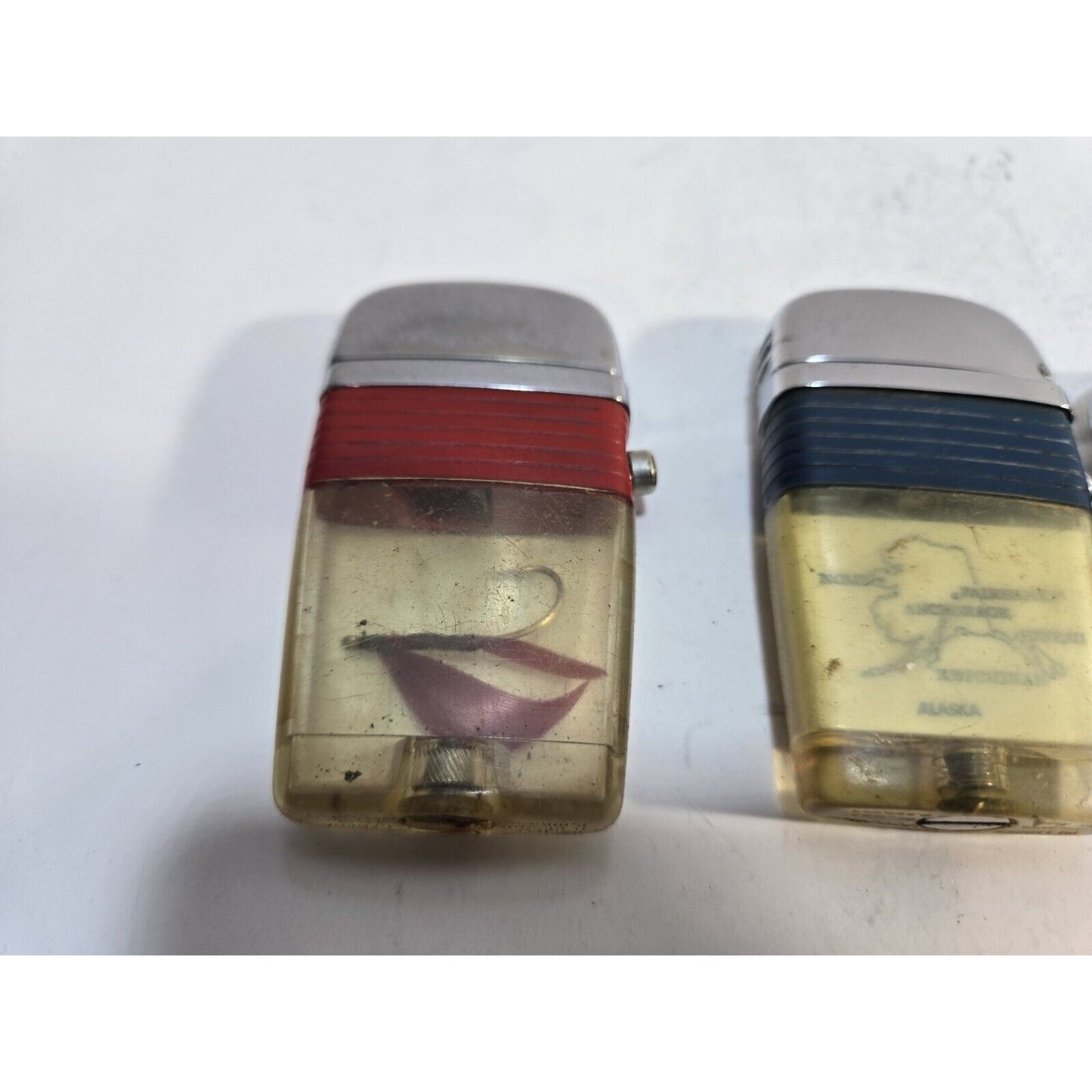 Lot of 3 Scripto VU Vintage Lighters 6991/35