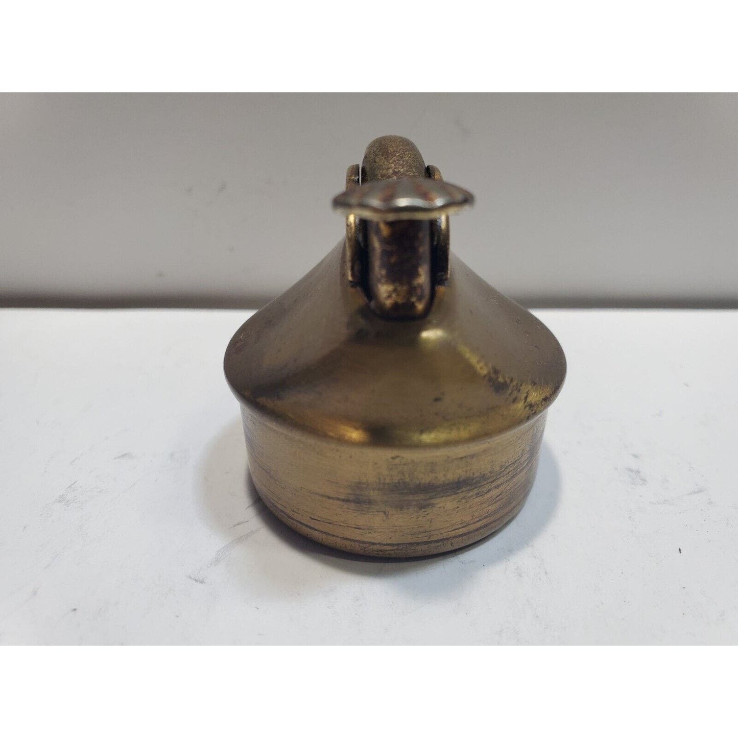 Vintage Working EVANS Brass Table Lighter INSERT Fits 1 1/2" Round Base 6681/22