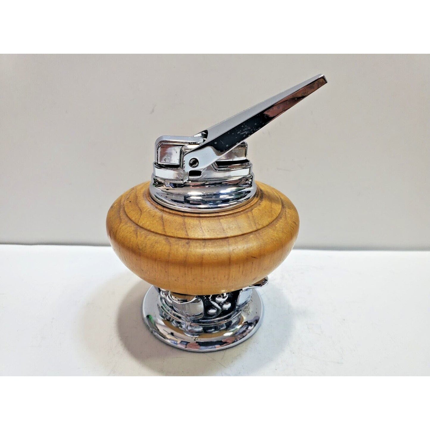 Working Vintage Ronson NORDIC Table Lighter Silver 6586/13