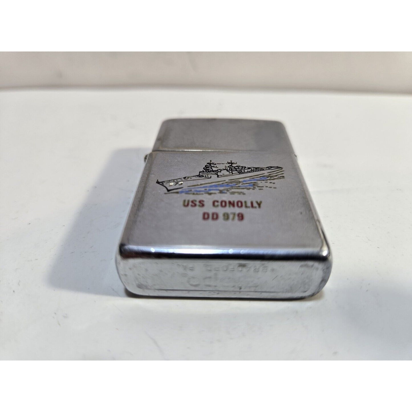 Vintage Working Zippo Lighter USS CONOLLY DD 979 6854/33