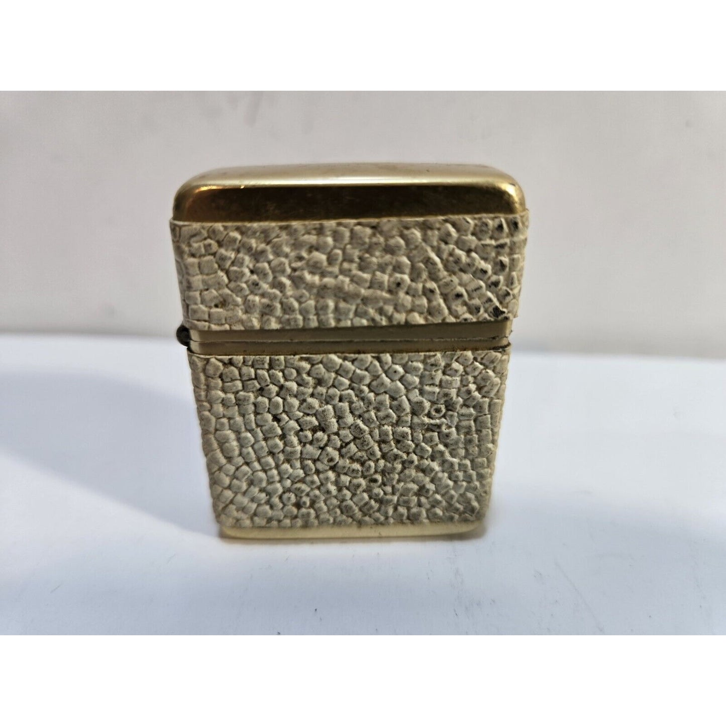 Working Vintage Park Sherman Gold Tone Storm Queen Lighter Made In USA 6831/27