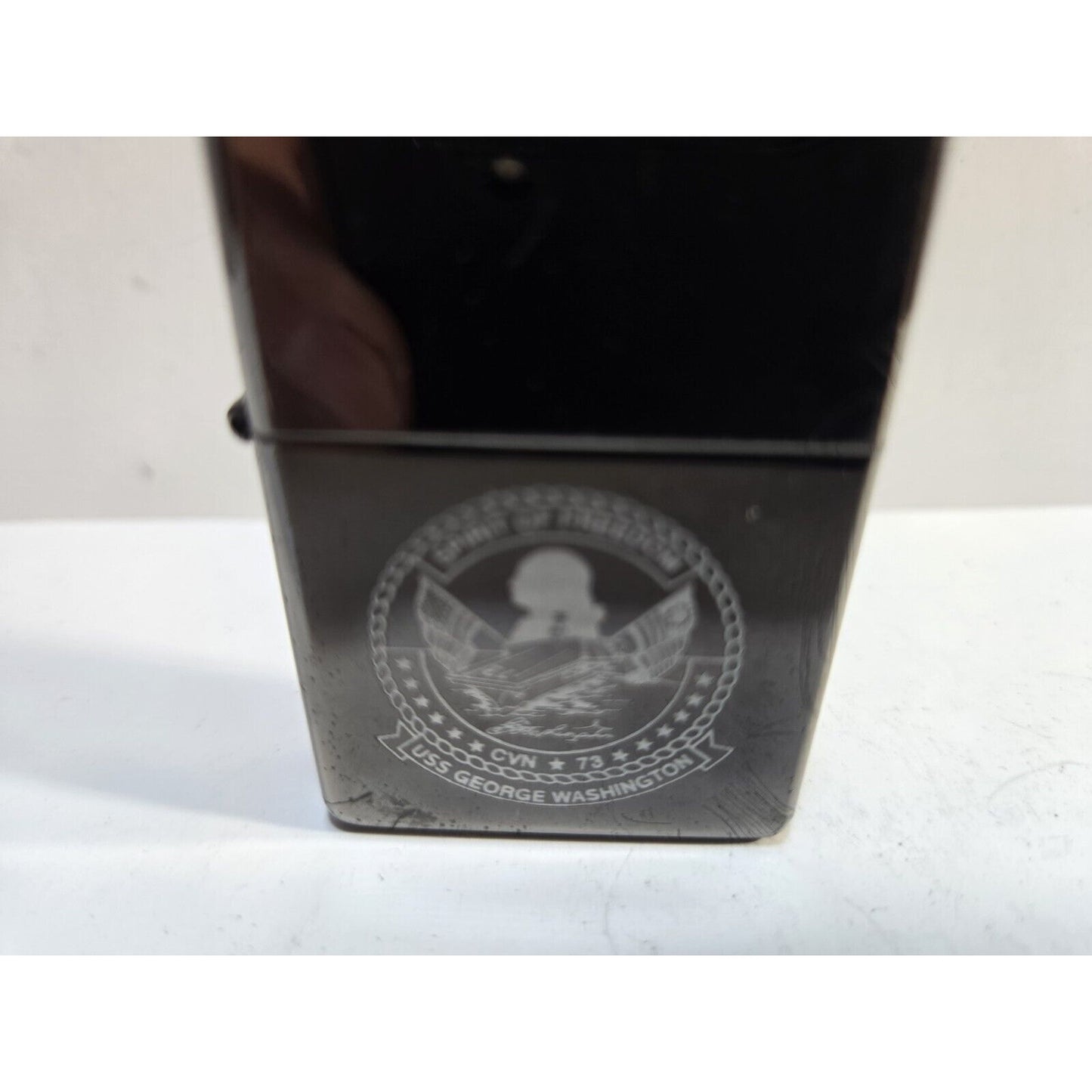 Vintage Working US Navy USS GEORGE WASHINGTON CVN-73 Zippo Lighter 6848/33