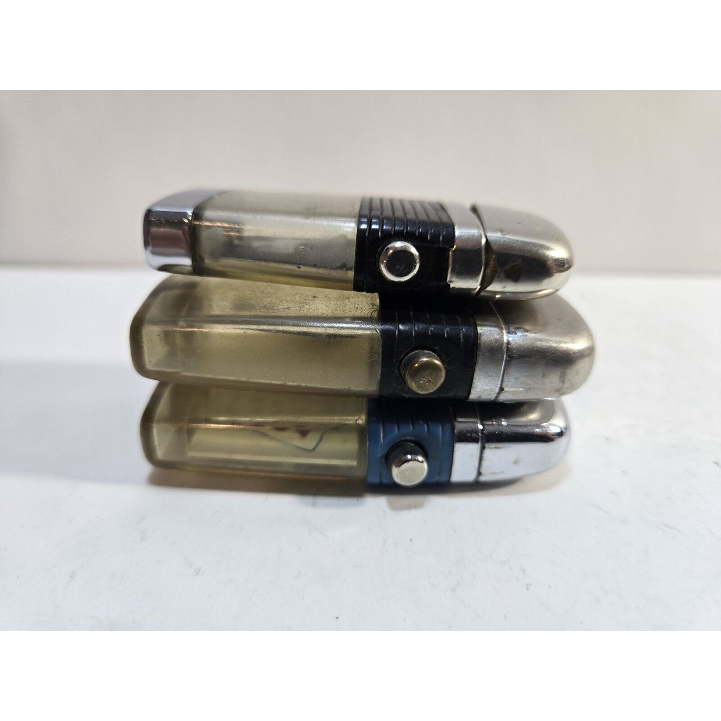 Lot of 3 Scripto VU Vintage Lighters 6990/35
