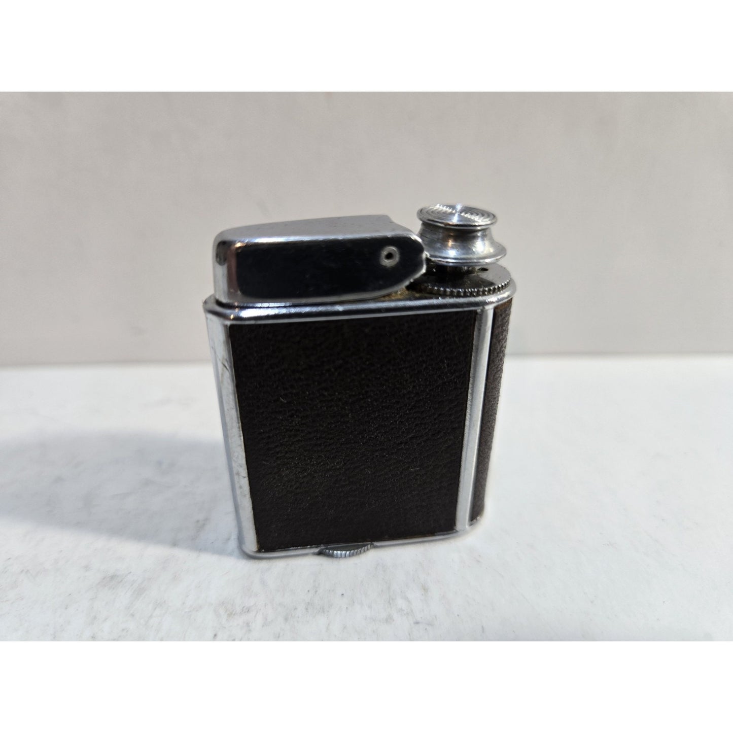 Ronson Perfu-Mist Brown Leather Perfume Atomizer Vintage 7851/26