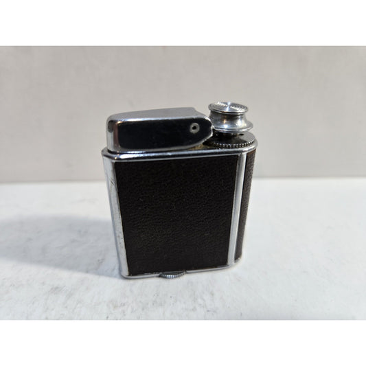 Ronson Perfu-Mist Brown Leather Perfume Atomizer Vintage 7851/26