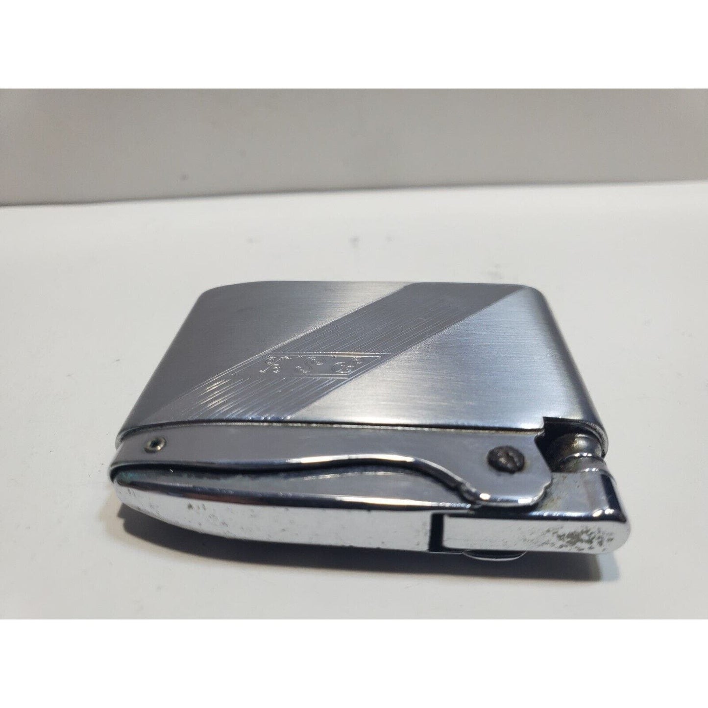 Vintage Working Ronson ADONIS Silver Tone Lighter 6672/26