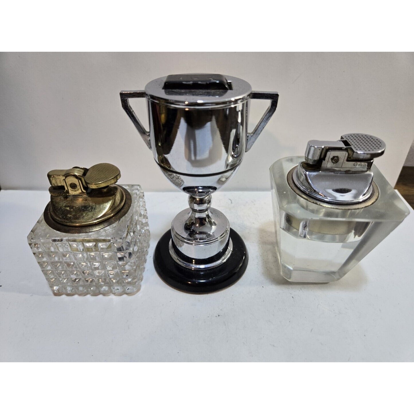 Lot Of 3 Vintage Table Lighters 7217/8