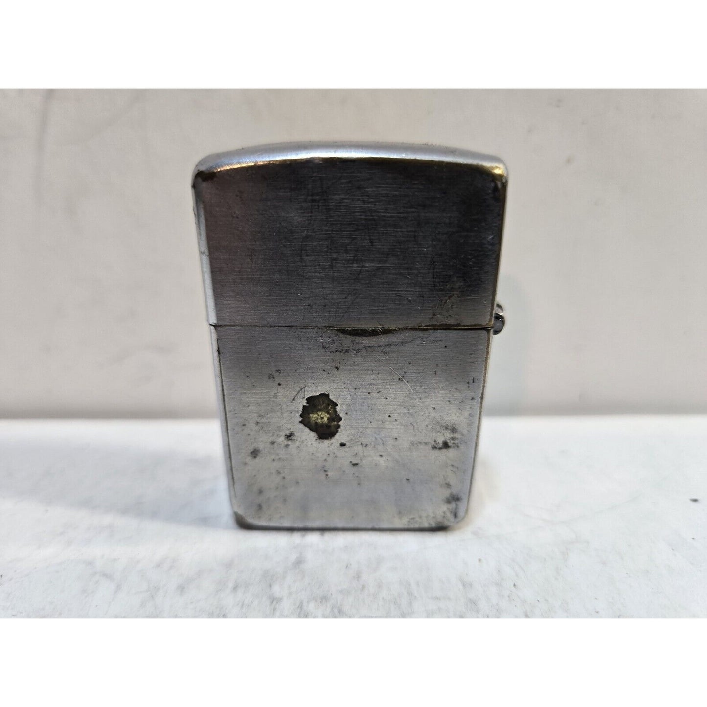 Vintage Working B F GOODRICH Zippo Lighter Pat # 2032695 3 Barrel Hinge 7708/33