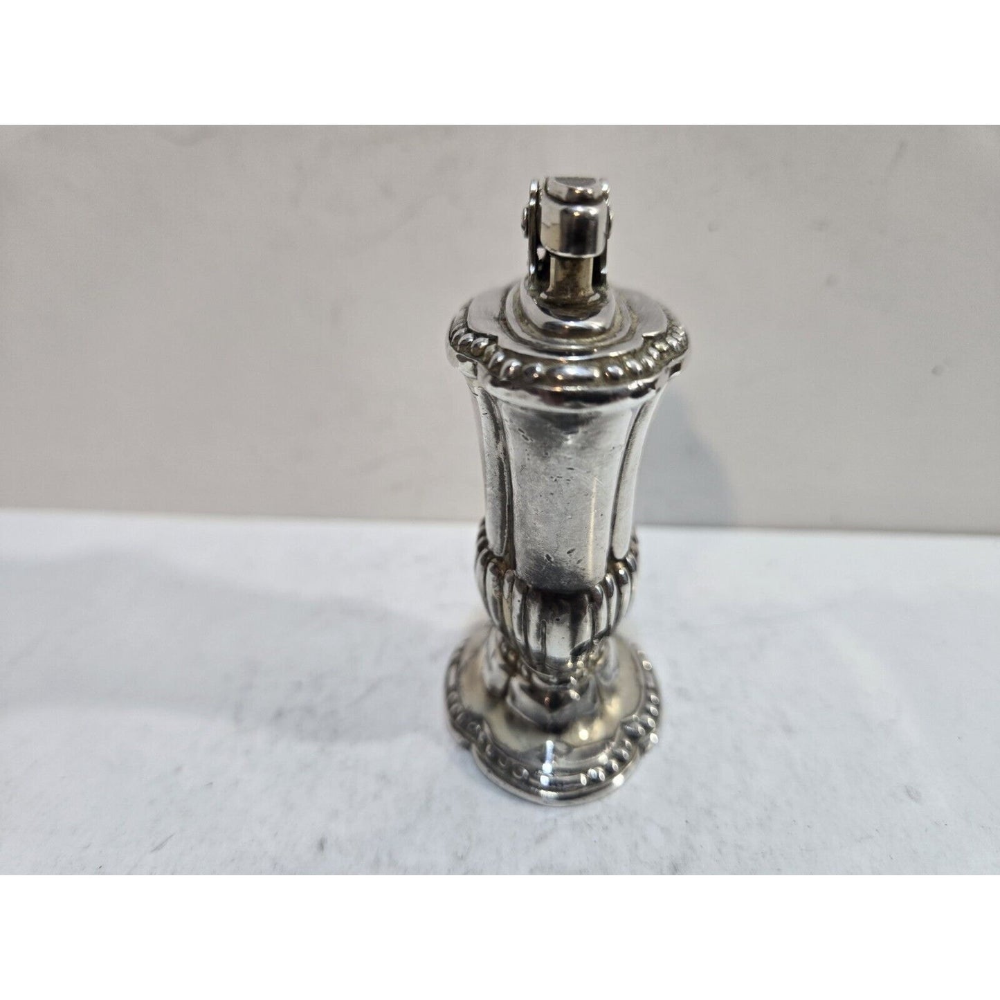 Working Vintage Silver Plated Ronson Mayfair Table Lighter 7681/13