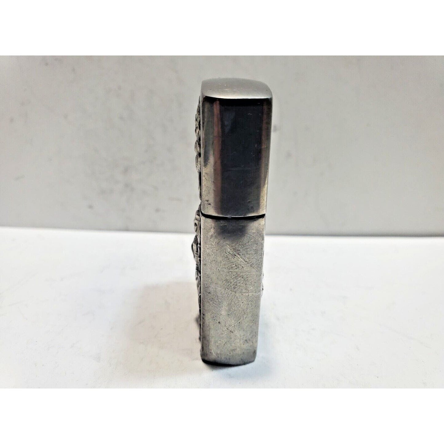 Working Vintage Sterling Silver Siam Lighter, Zippo Insert 6436/33