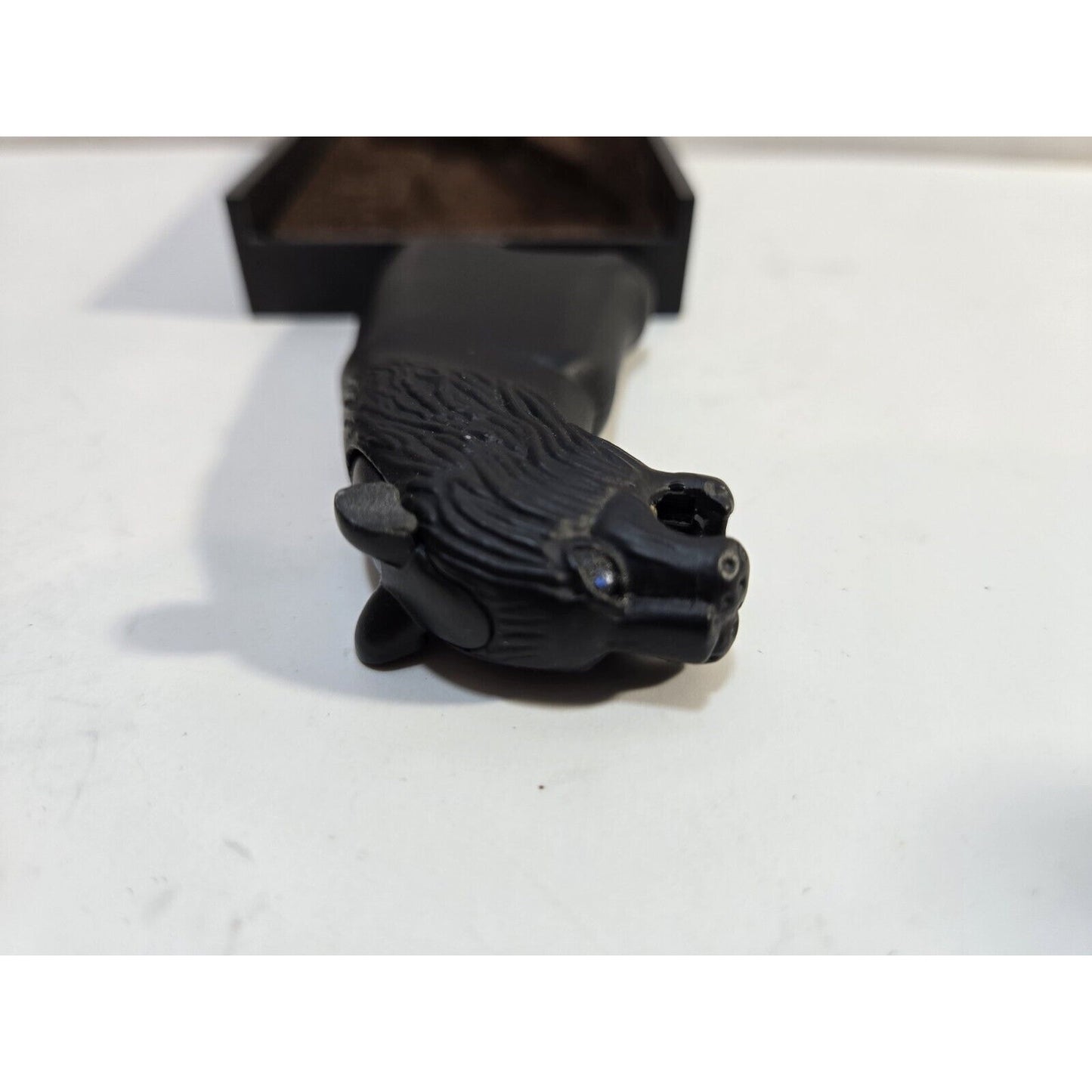 Vintage MASAI Jaguar Panther Cougar Black Tone LIGHTER, Original Box 6844/24