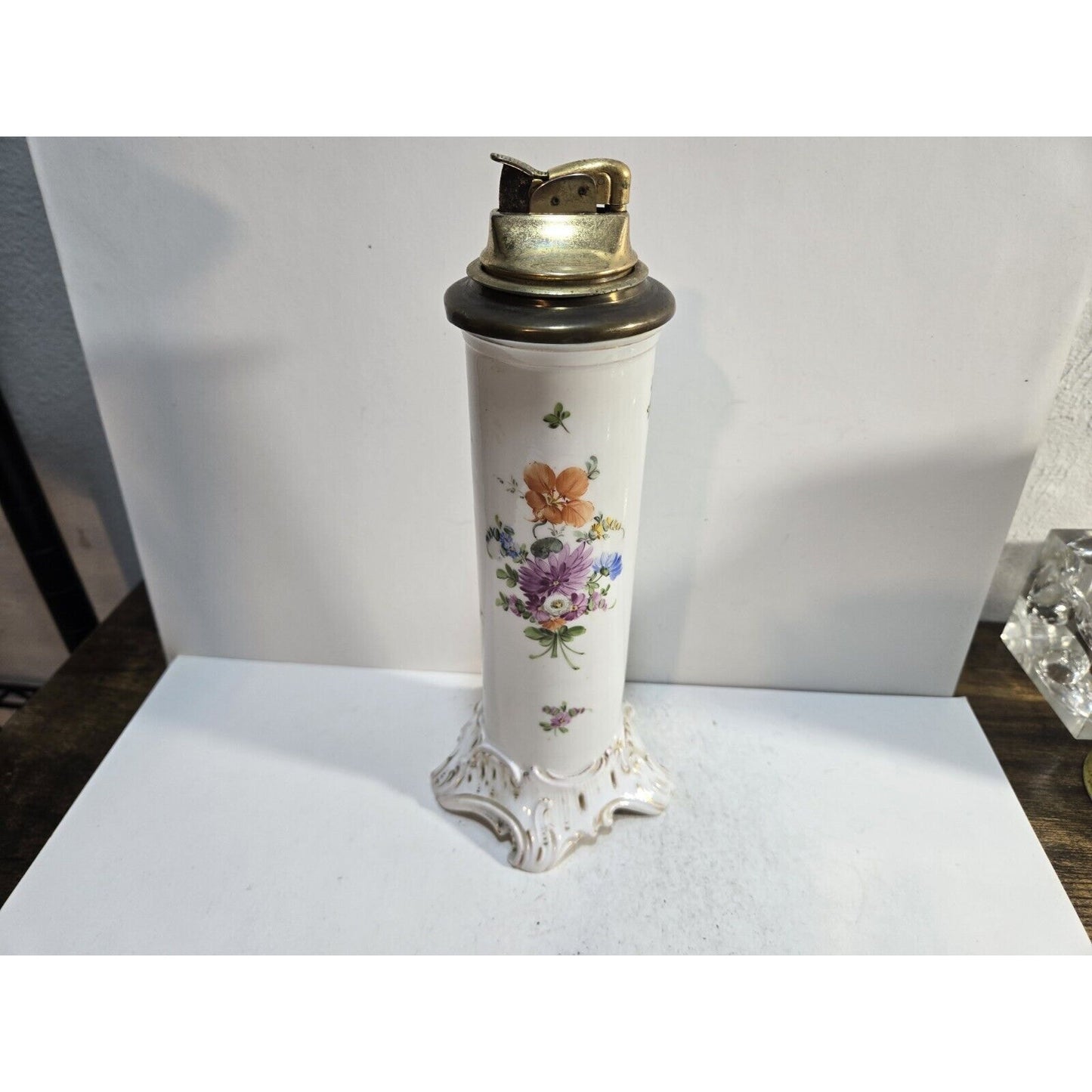 Vintage Working Evans Carl Thieme 8.5" Table Lighter 7470/40