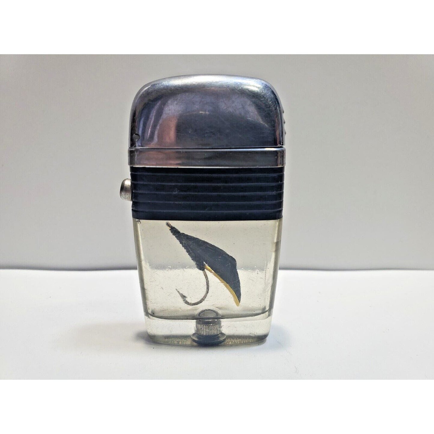 Working Vintage Scripto Vu Lighter Fly Fishing Hook Lure 6532/29