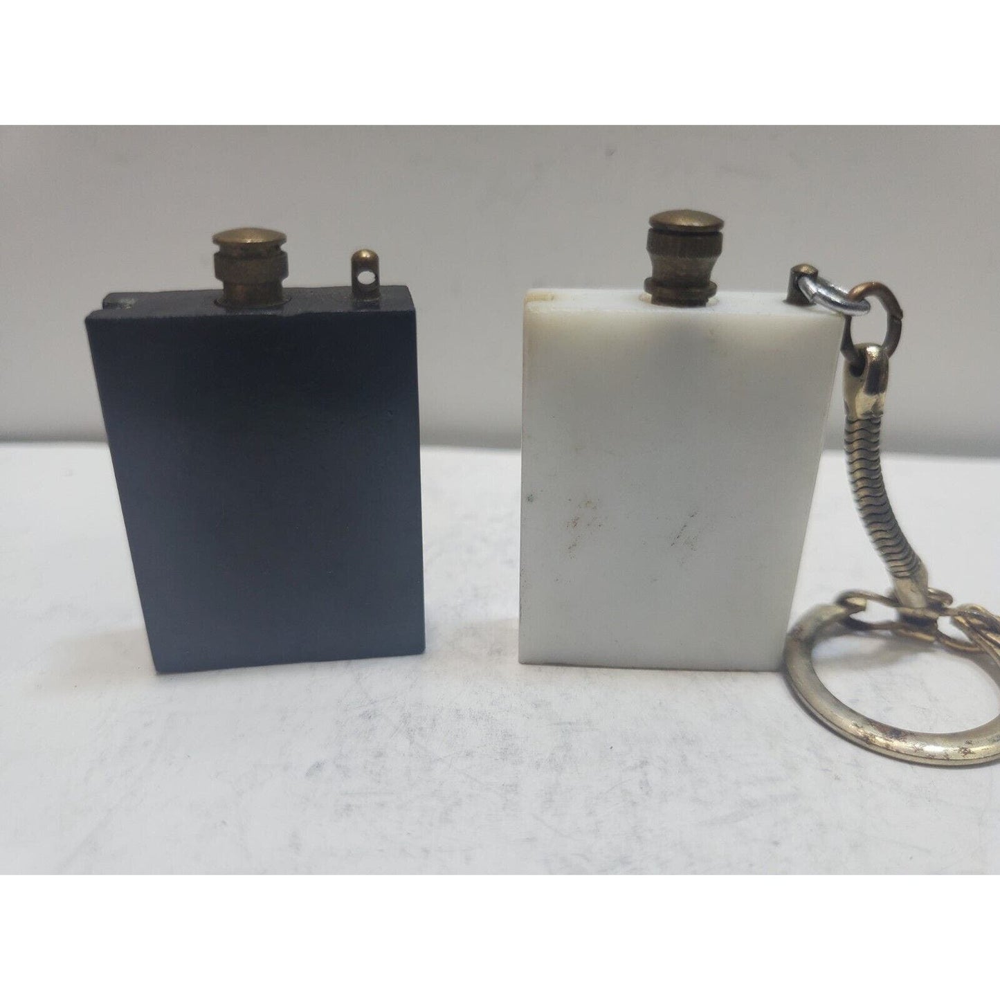 Lot 2 Vintage Permanent Match Box Fire Striker Lighters 6635/31