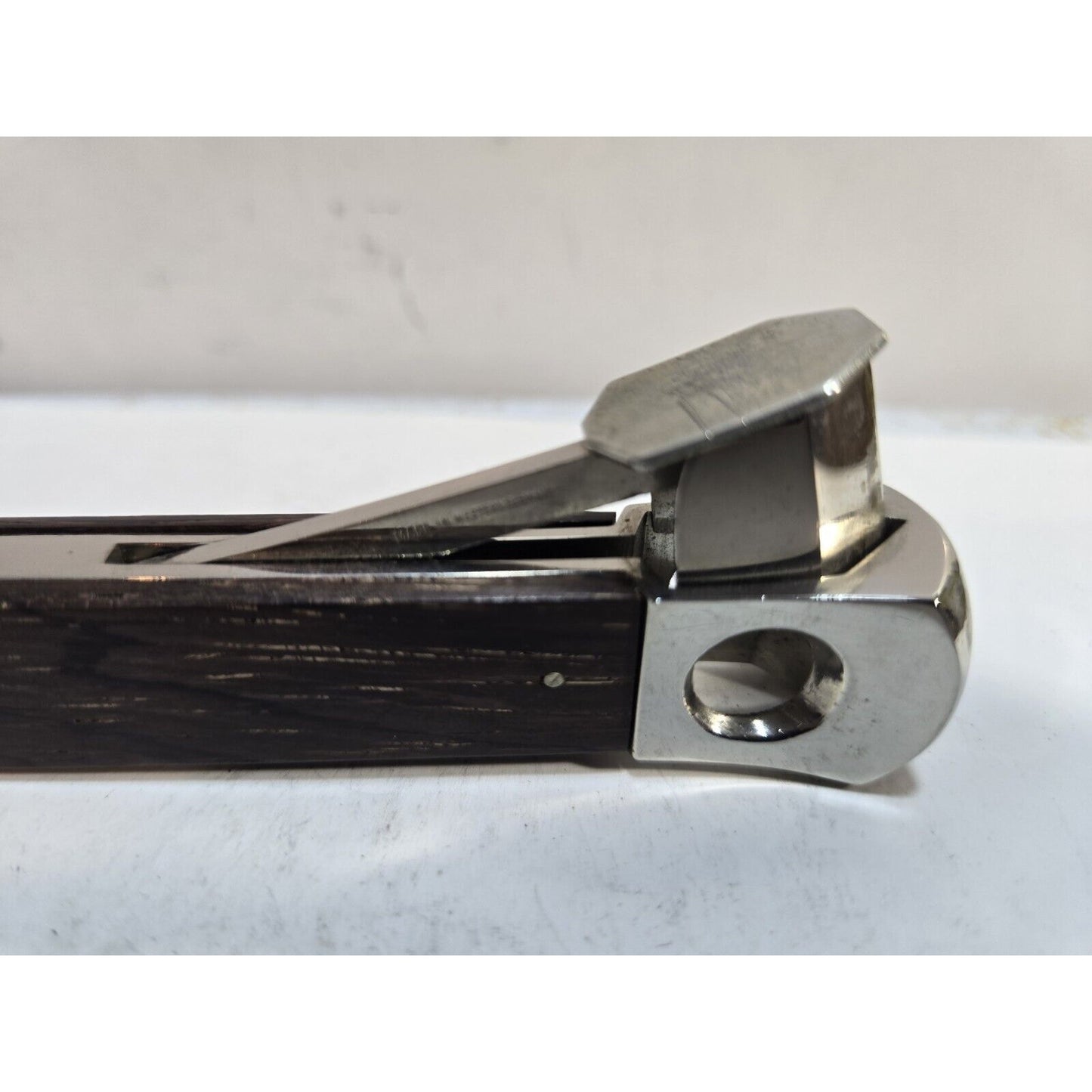 Vintage Working German Donatus Solingen Silver Tone Cigar Cutter 6872/6
