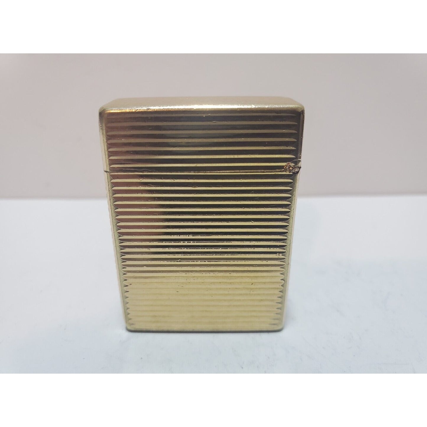 Working ST Dupont Lighter Line 1 Small- Paris, France- Gold-Plated 6885/37