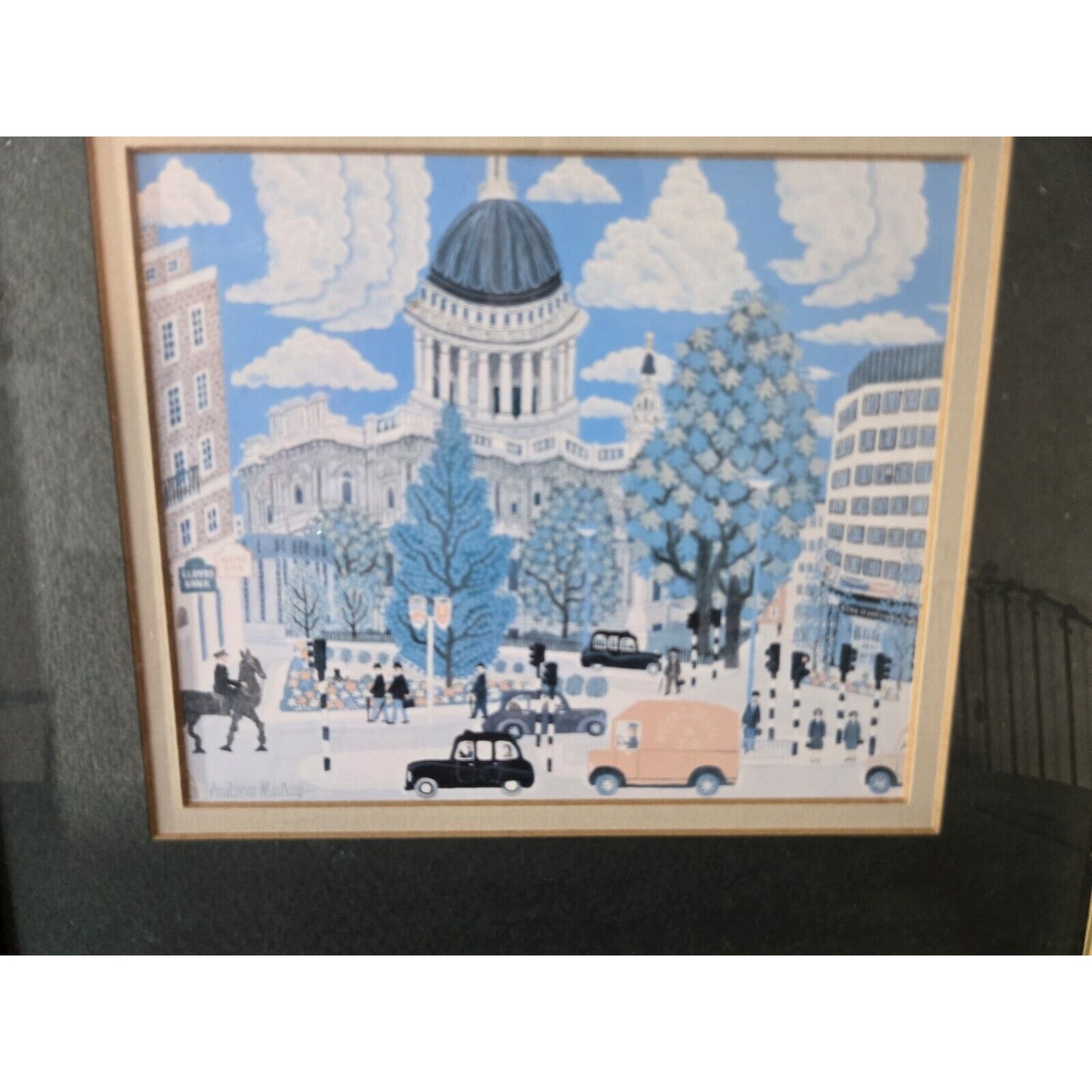 Andrew Murray's London 11 x 12" Framed 6" Print Westminster Abbey