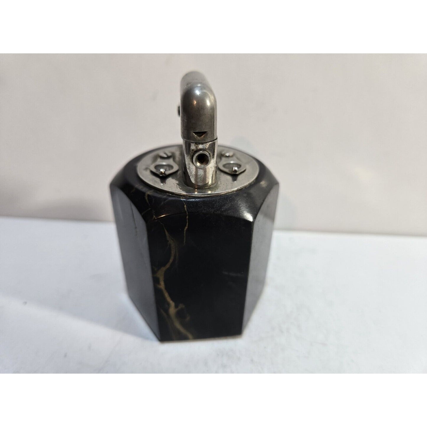 Working Vintage Thorens Black Marble Base Table Lighter Single Claw 6805/40