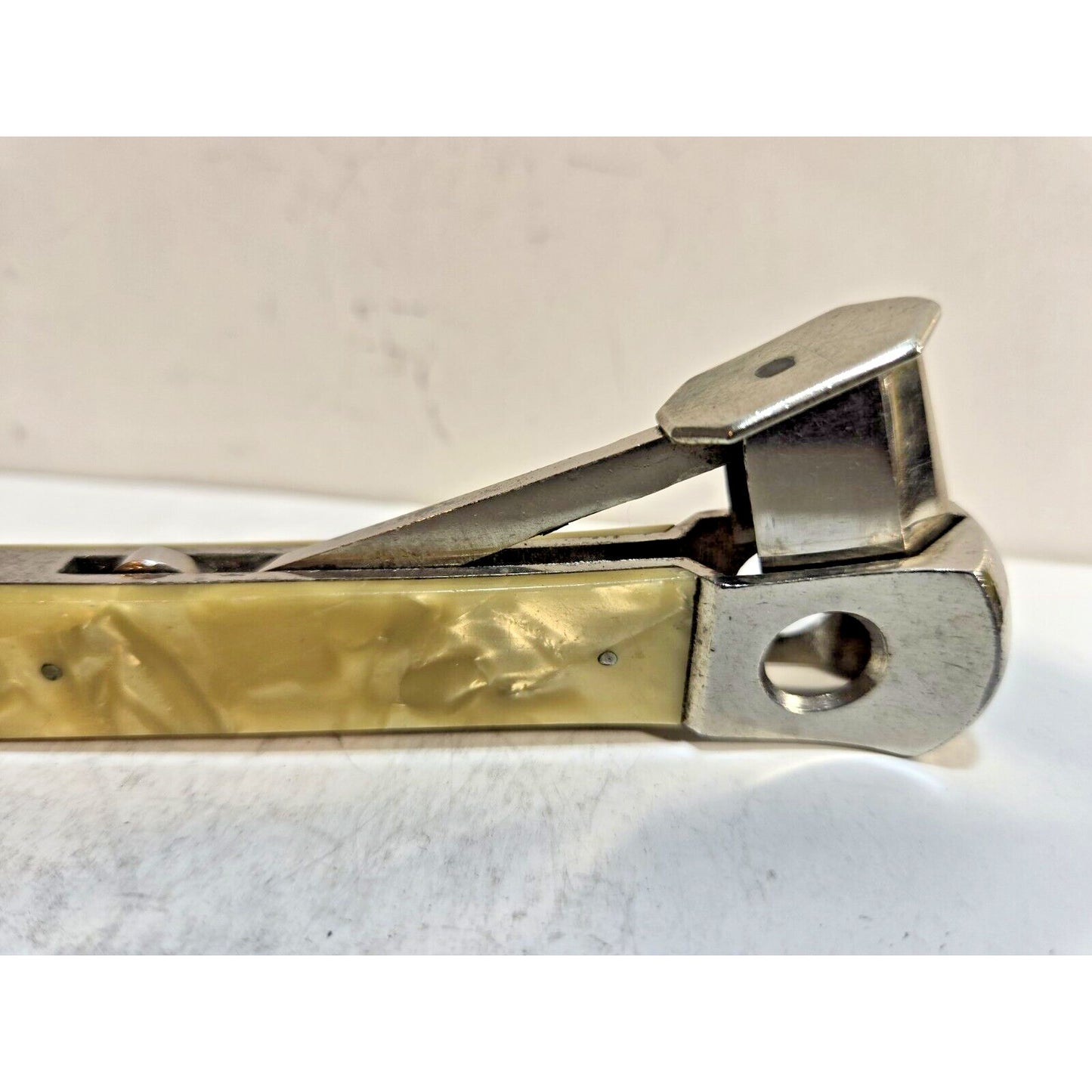 Vintage Working German Donatus Solingen Silver Tone Cigar Cutter 6800/6