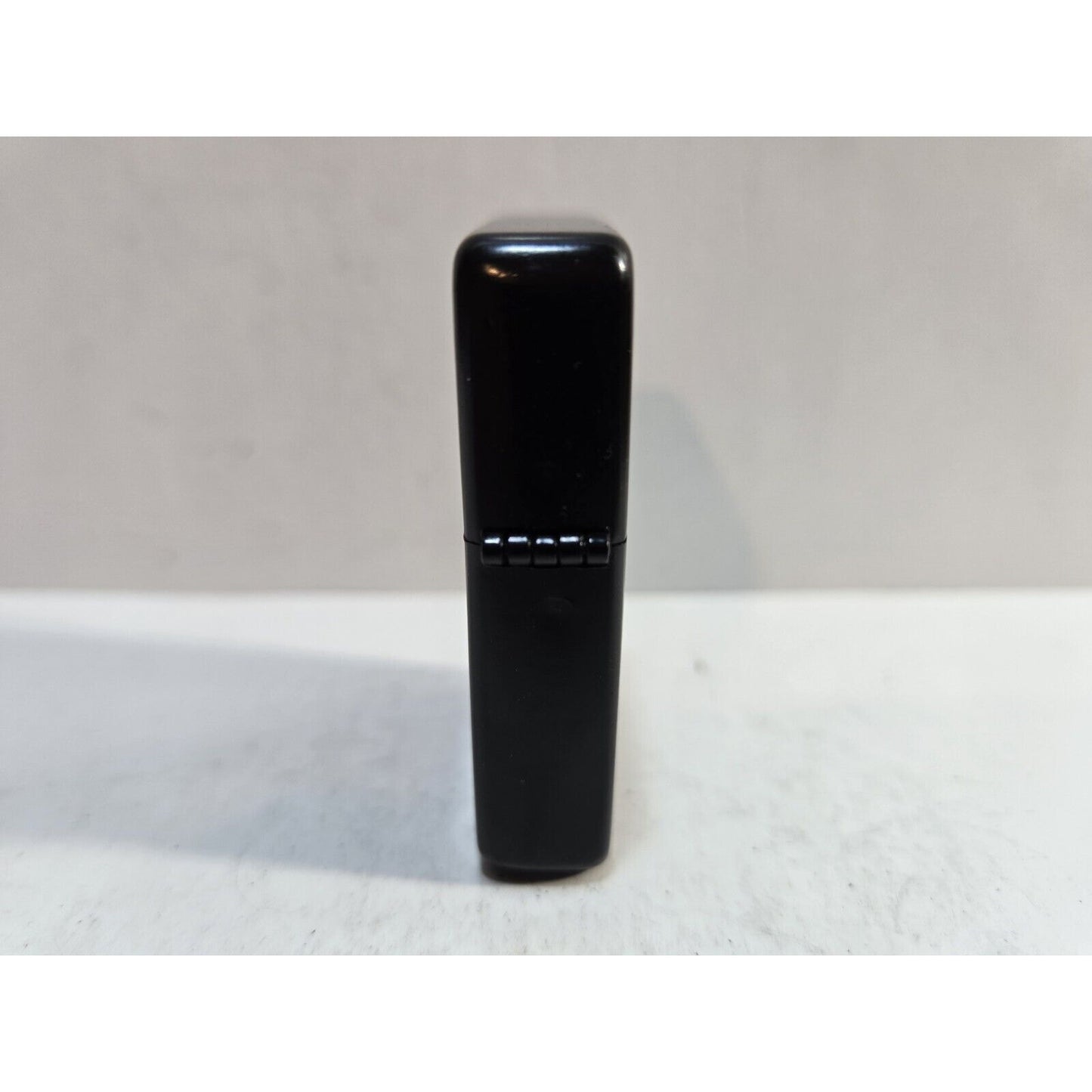 NOS Flip Top Working Star Brand Lighter Matte Black / New 6906