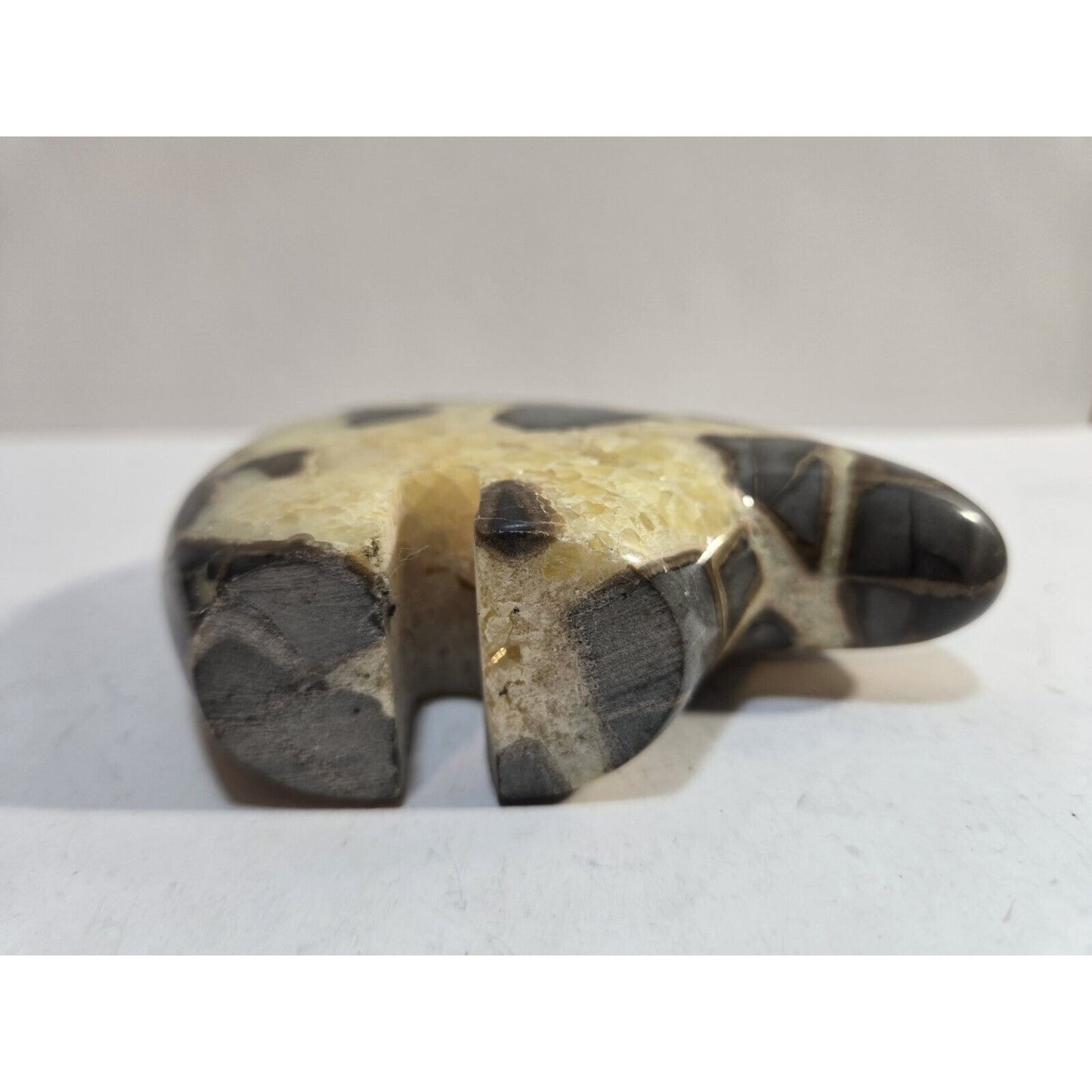 Crystal Septarian Druzy Bear - 4”